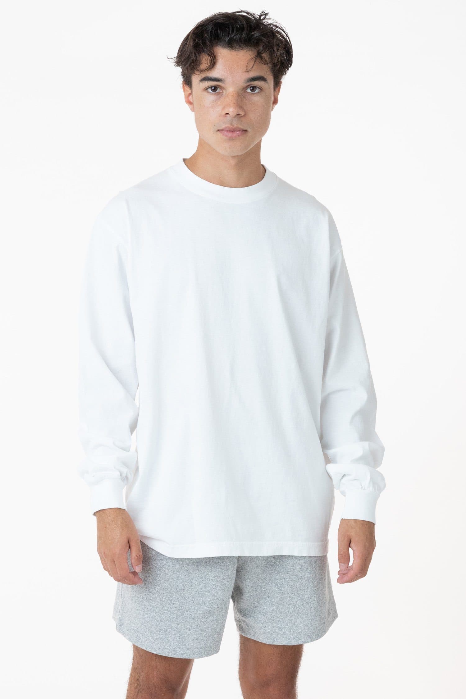 1406GD Mix - Long Sleeve Garment Dye Mockneck T-Shirt - Image 11