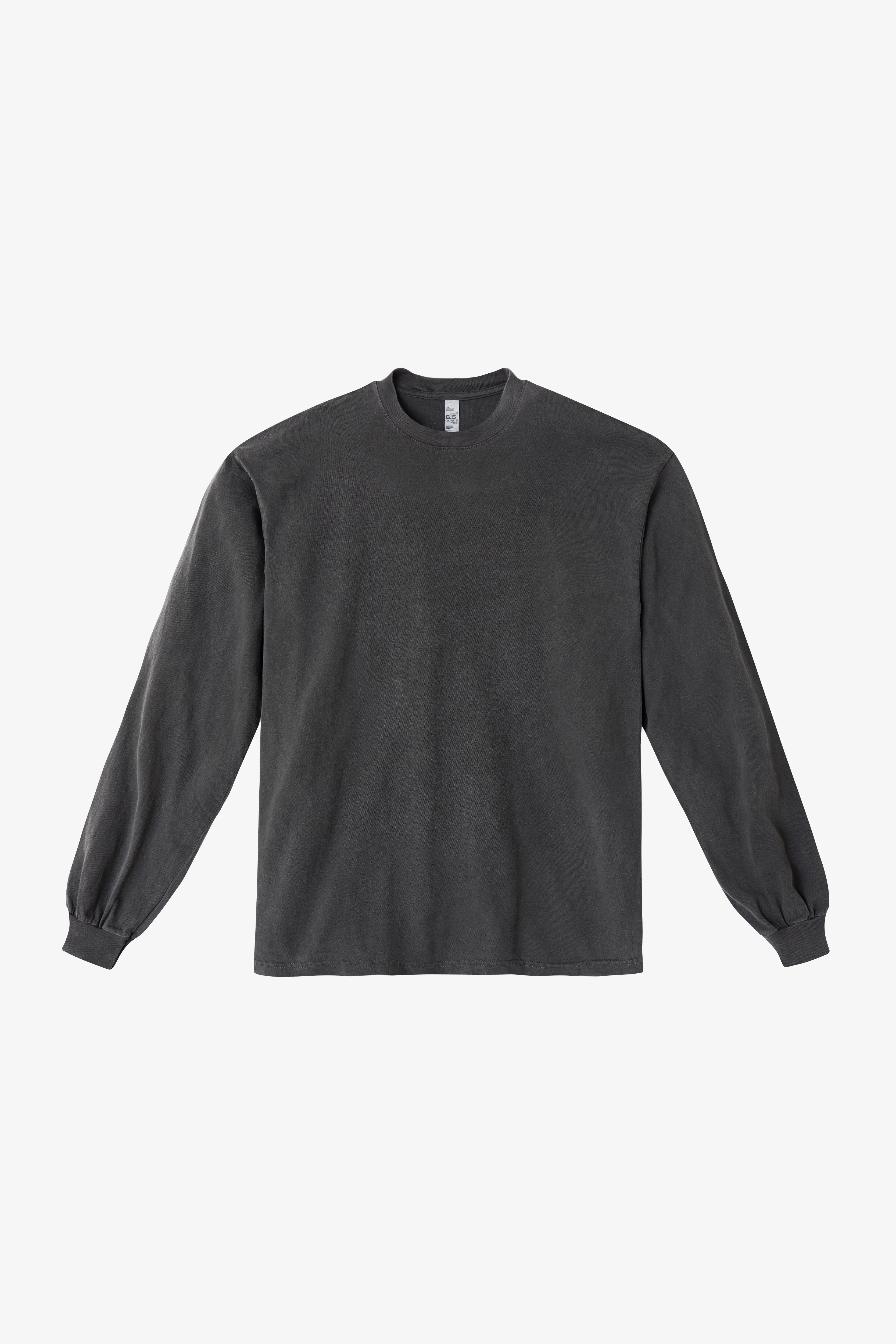 1807GD Mix - 6.5oz Long Sleeve Garment Dye Crew Neck T-Shirt - Image 21