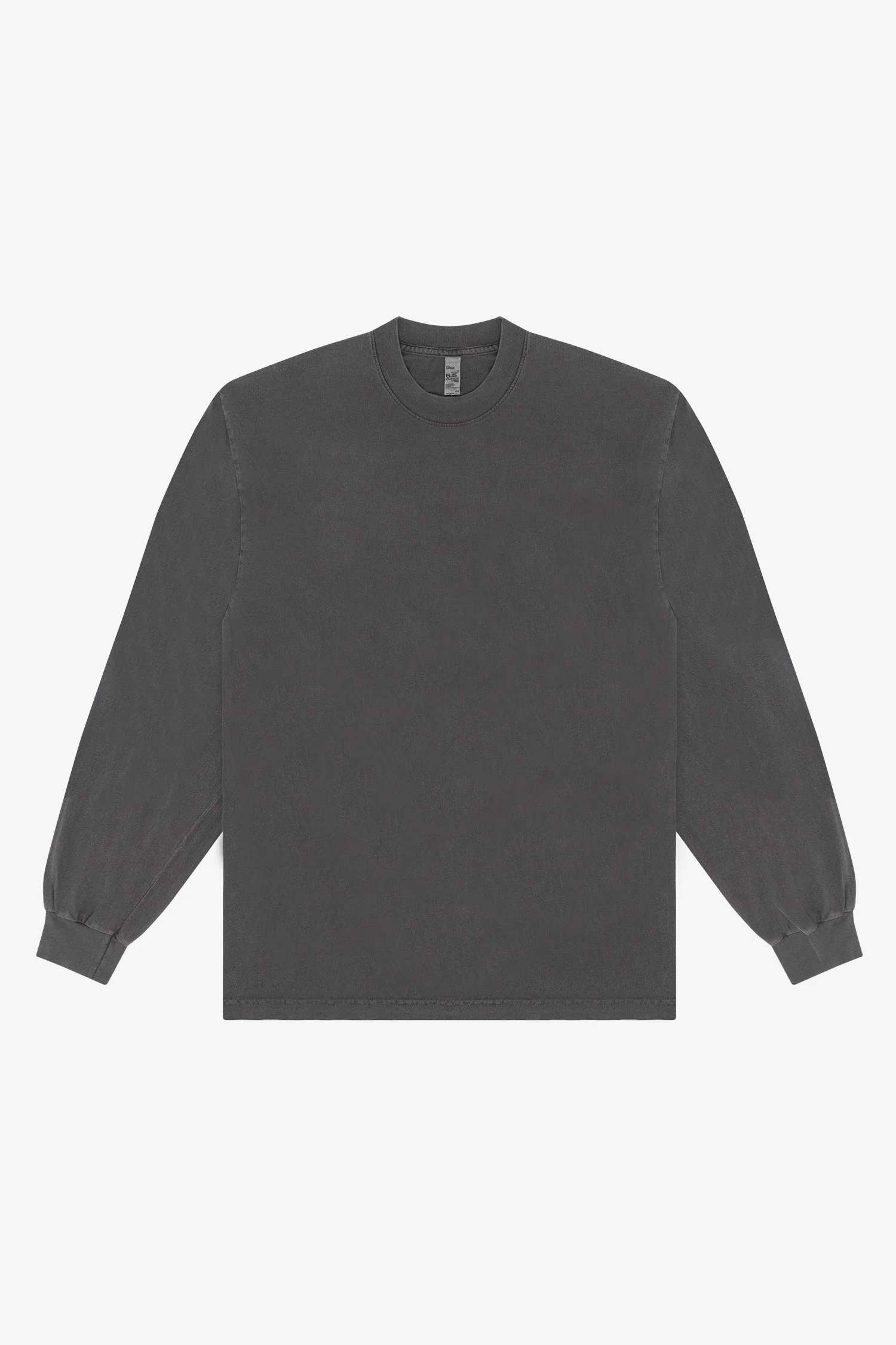 1807GD Mix - 6.5oz Long Sleeve Garment Dye Crew Neck T-Shirt - Image 37