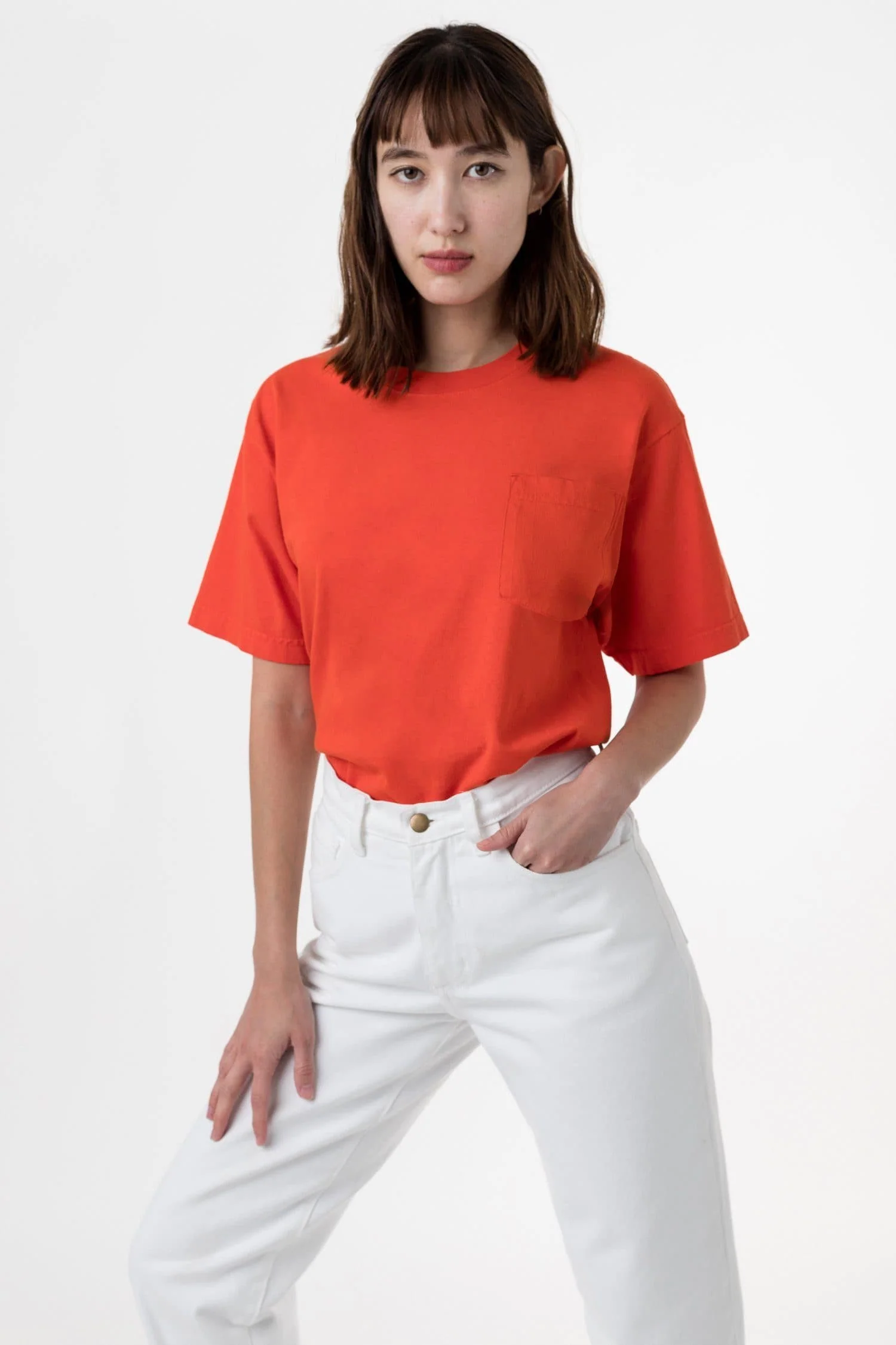 1809GD Unisex - Short Sleeve Garment Dye Pocket T-Shirt - Image 3