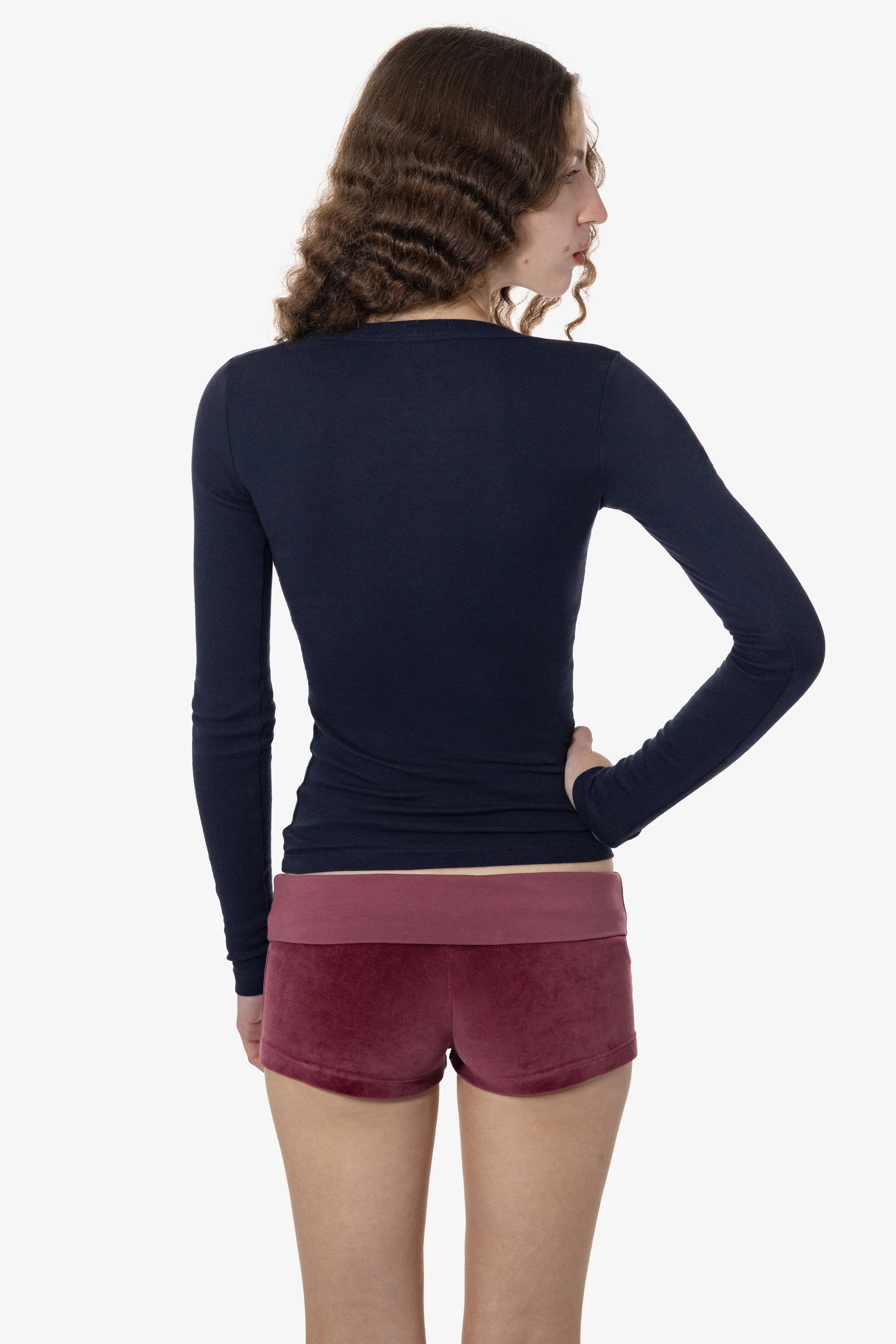 43082 - Baby Rib L/S Scoopneck Tee - Image 8