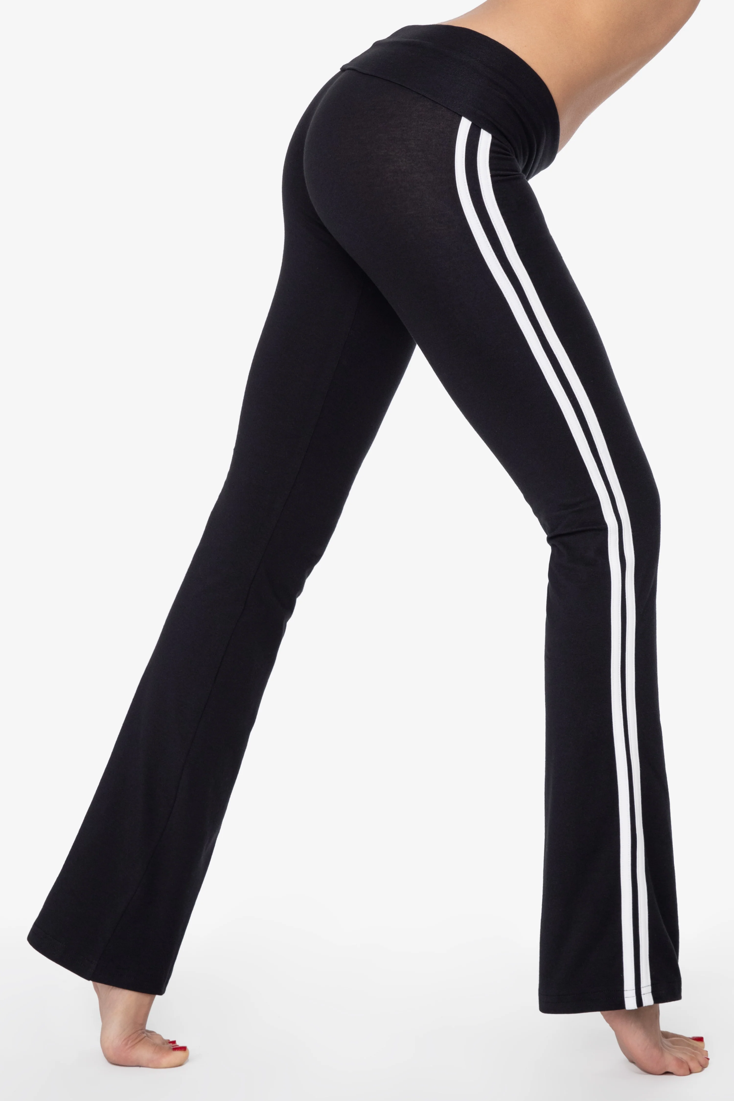 83530 - Cotton Spandex Athletic Stripe Yoga Legging - Image 5