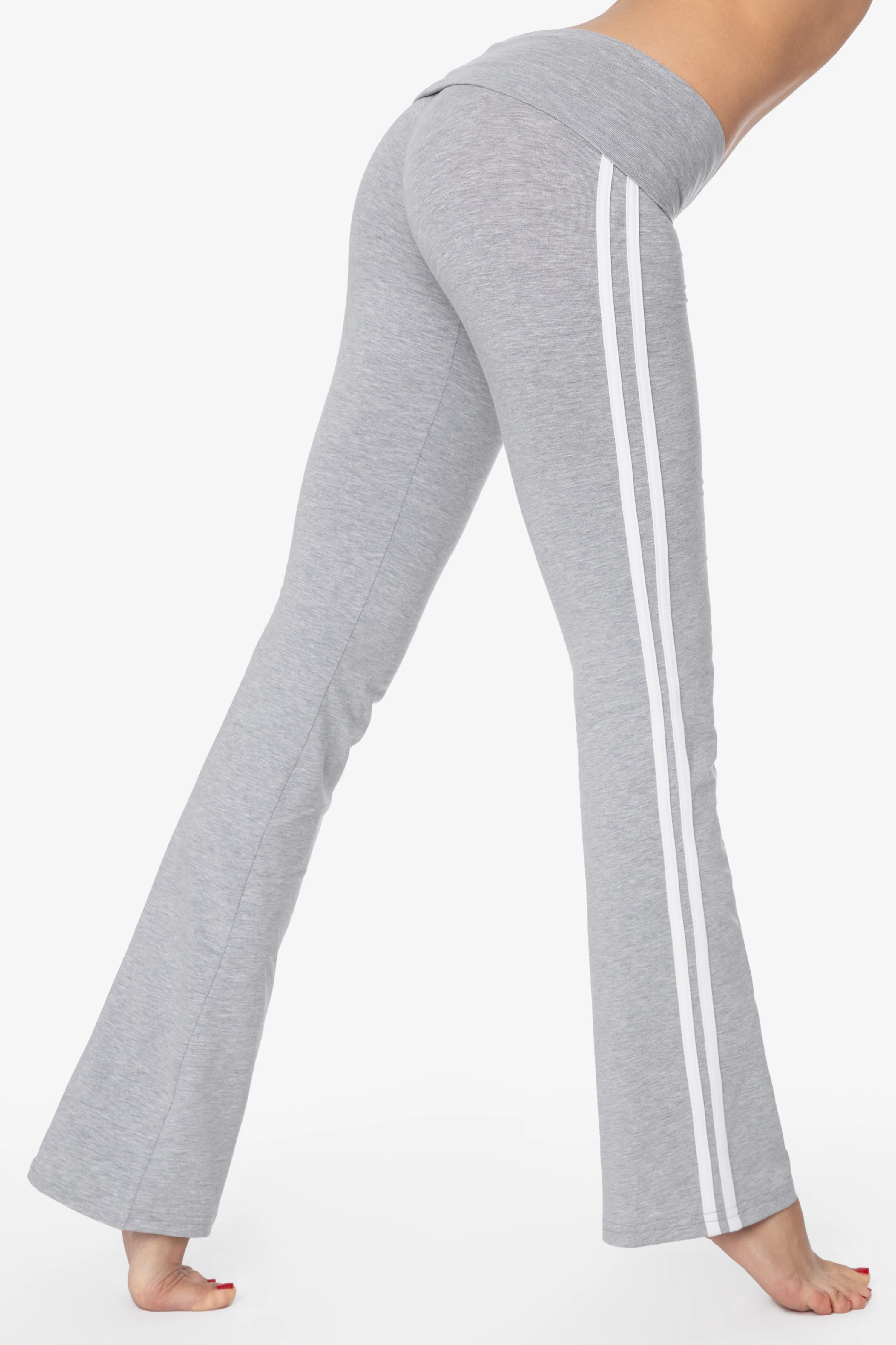 83530 - Cotton Spandex Athletic Stripe Yoga Legging - Image 6