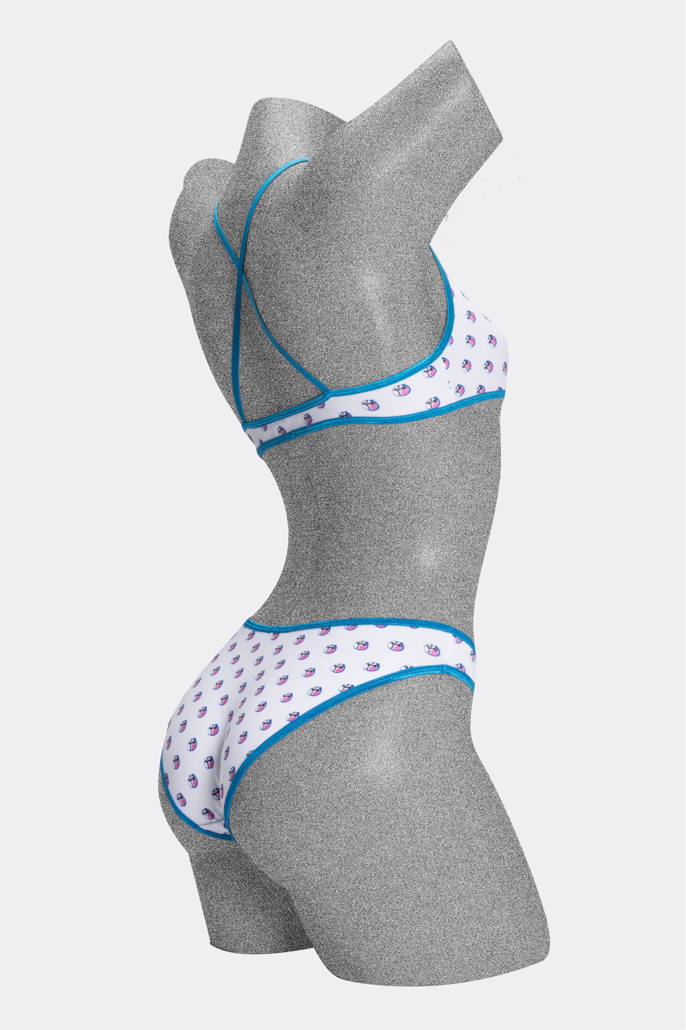 8392P - Printed Crossback Bra - Image 14