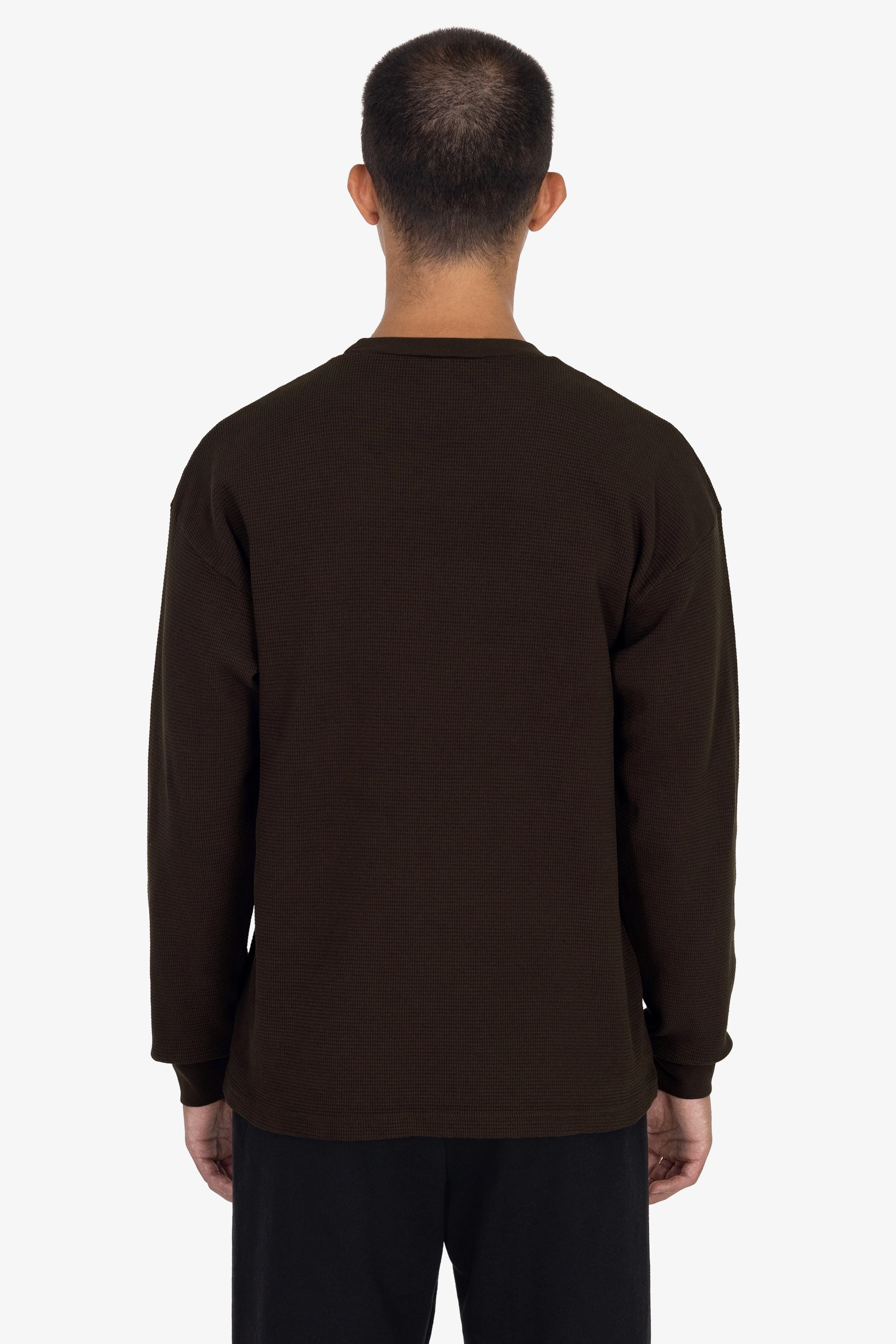 TX407GD Mix - Long Sleeve Heavy Thermal Crew Neck - Image 11