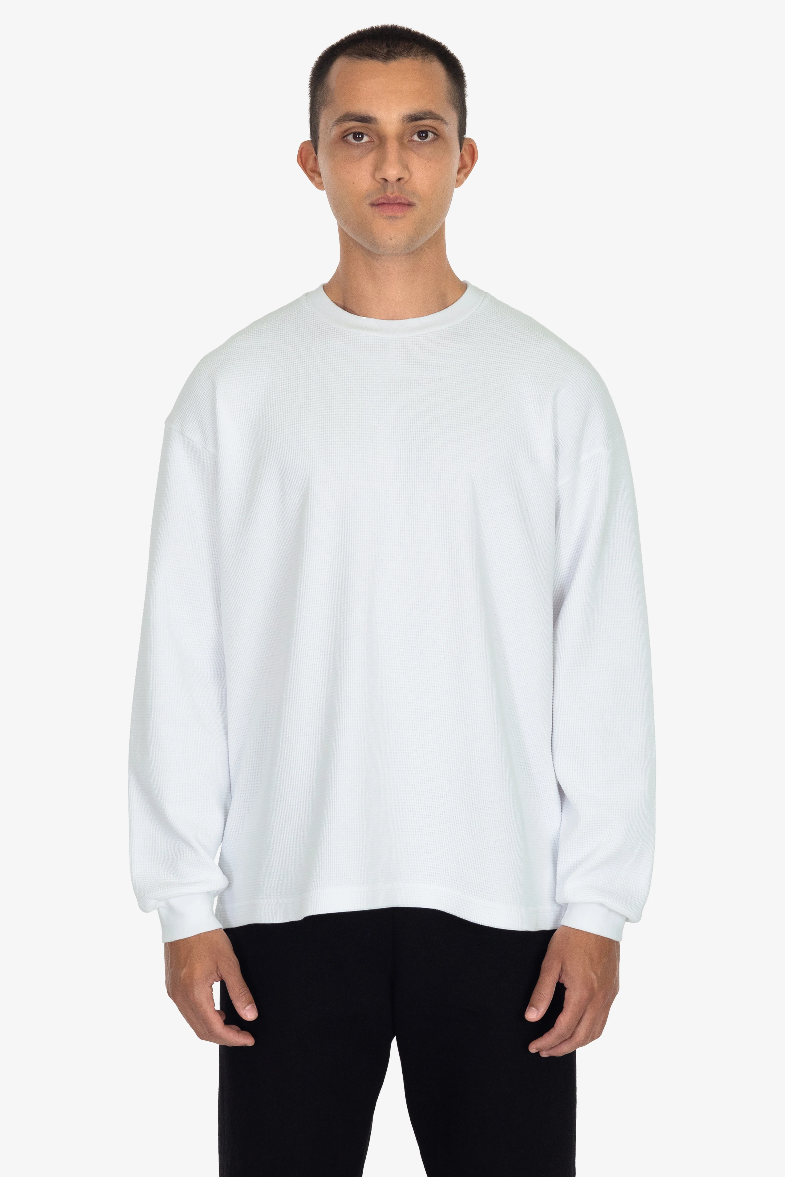 TX407GD Mix - Long Sleeve Heavy Thermal Crew Neck - Image 16