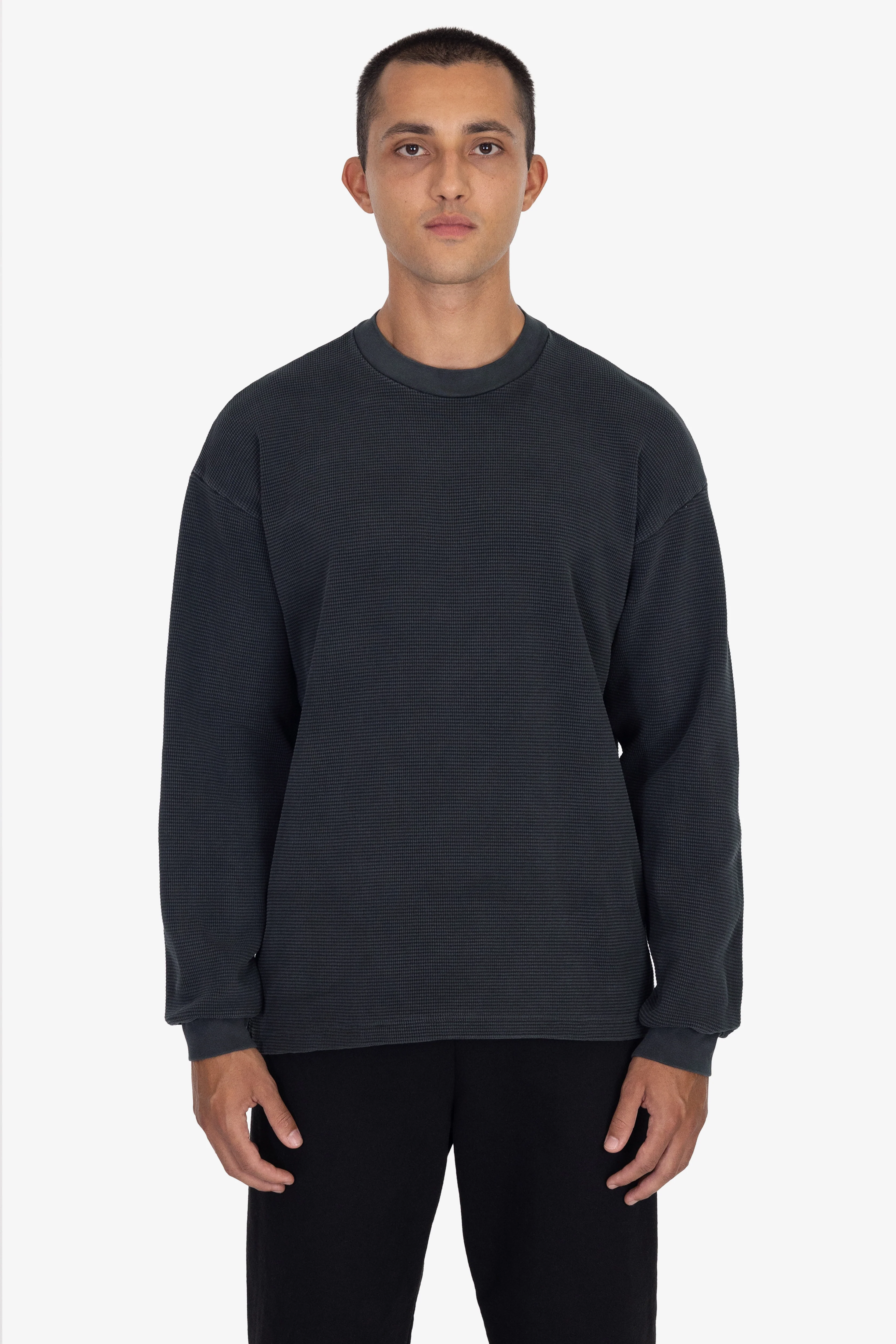 TX407GD Mix - Long Sleeve Heavy Thermal Crew Neck - Image 22