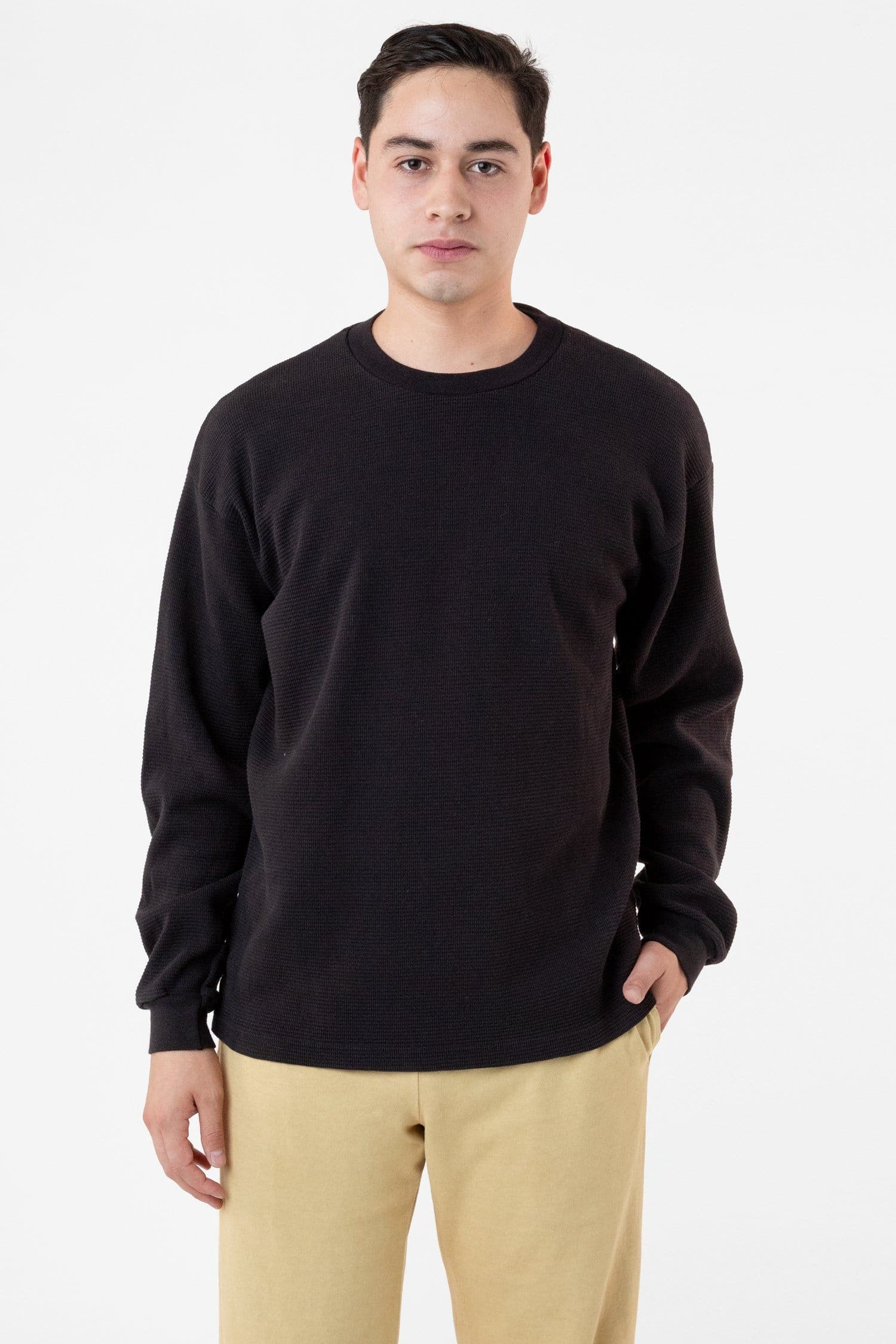 TX407GD Mix - Long Sleeve Heavy Thermal Crew Neck - Image 25