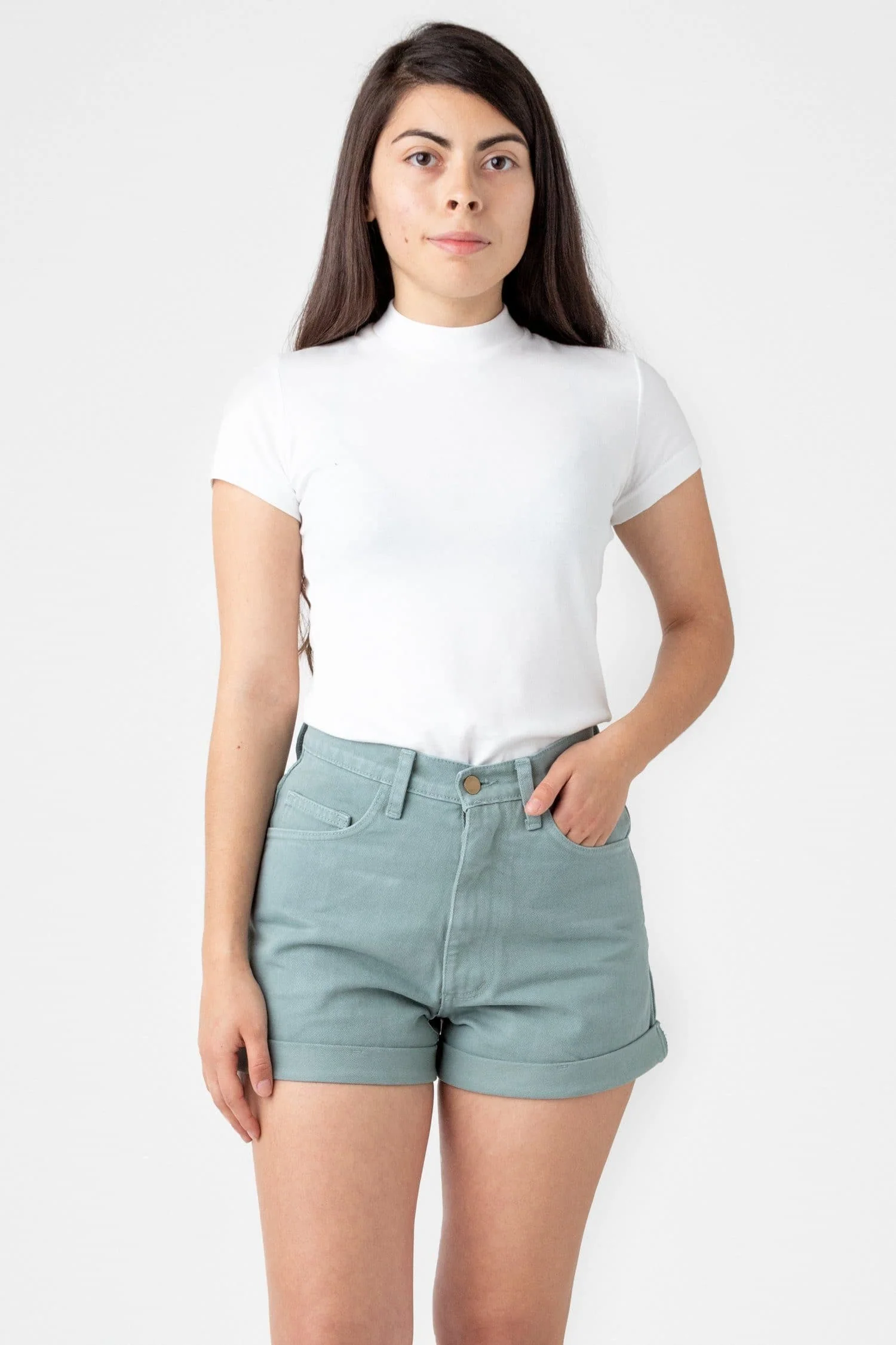 RBDW05GD - Bull Denim Garment Dye Cuff Short - Image 9