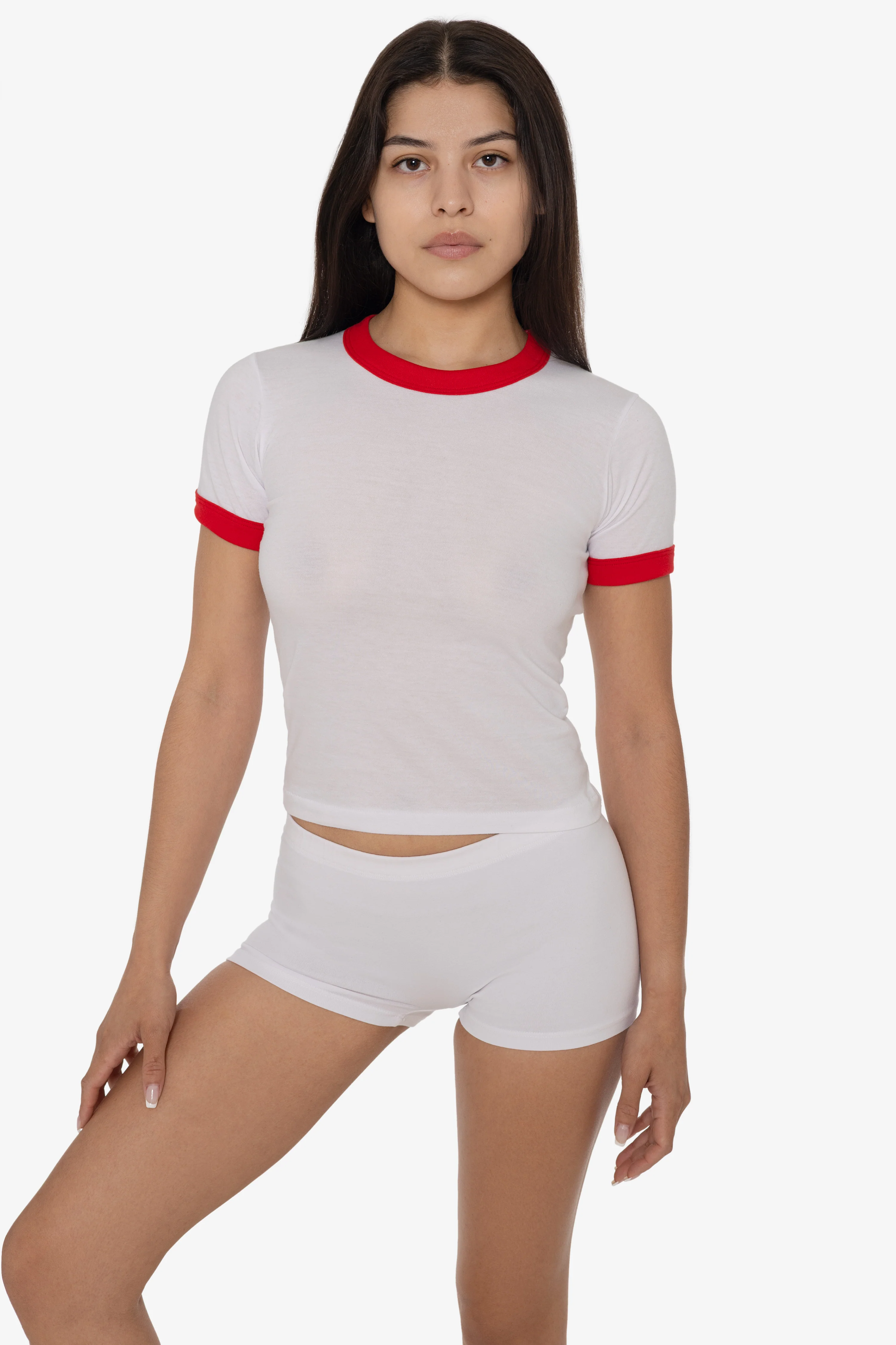 FF310 - Women's Poly Cotton Ringer Tee - Image 11
