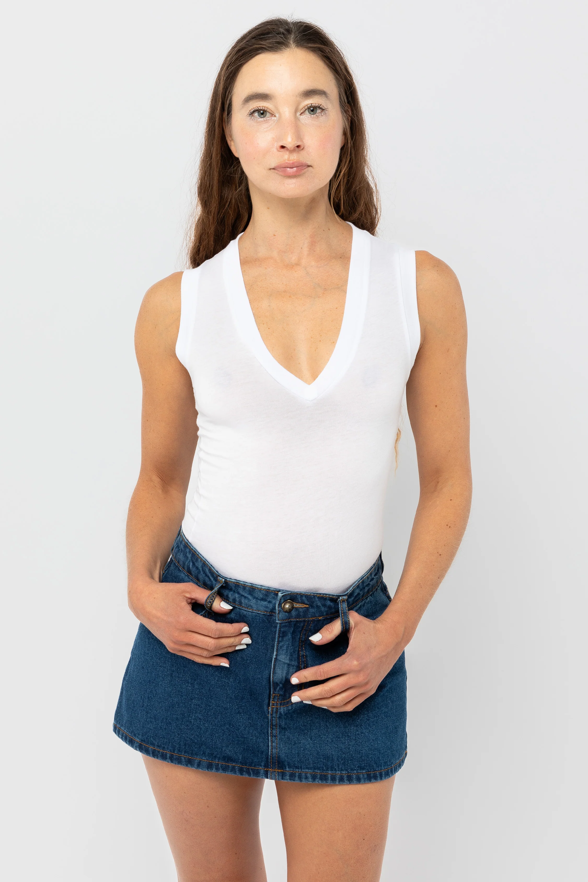 FF366 - Poly Cotton Sleeveless V Neck - Image 15