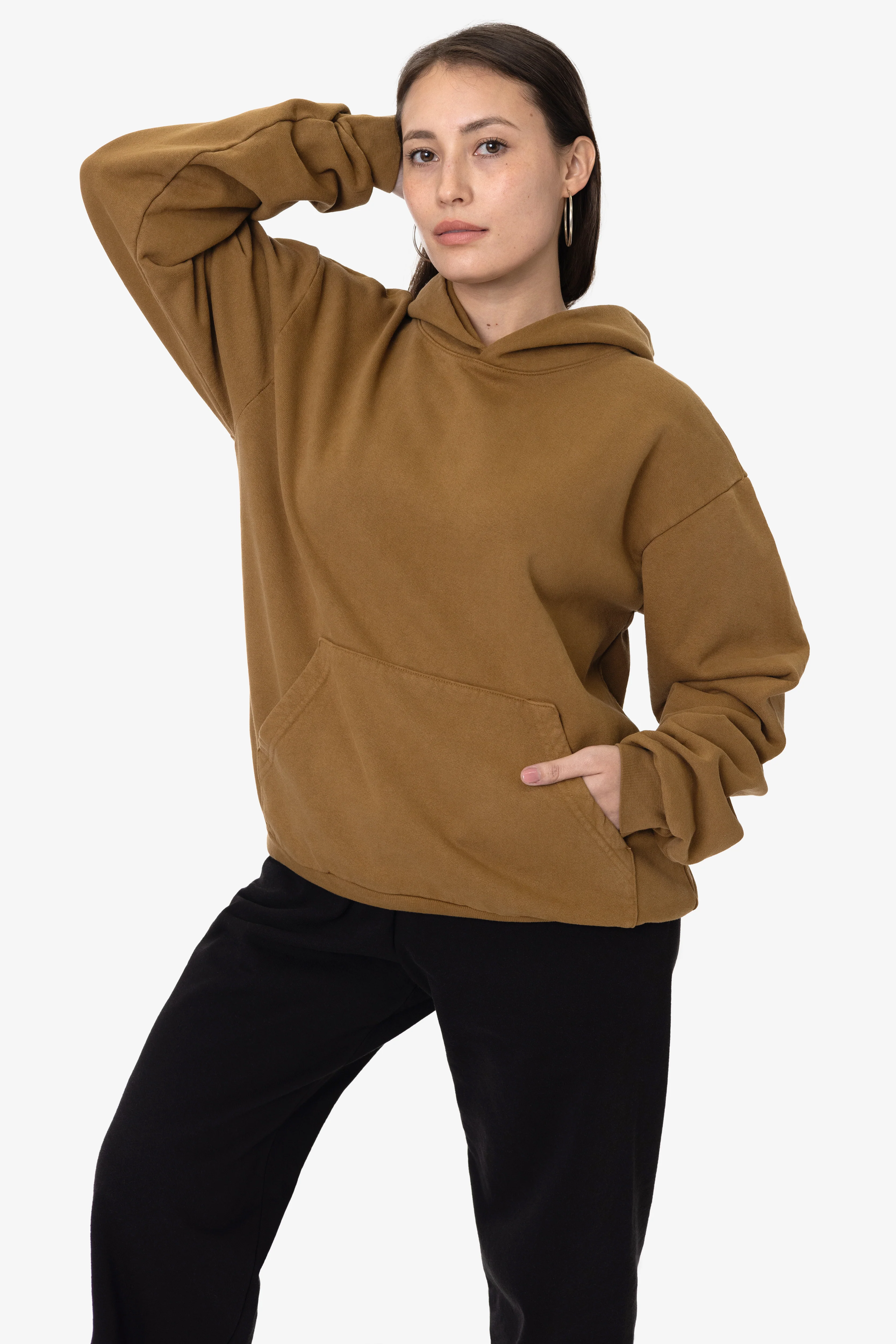 HF09 - Heavy Fleece Hoodie (Garment Dye) - Image 21