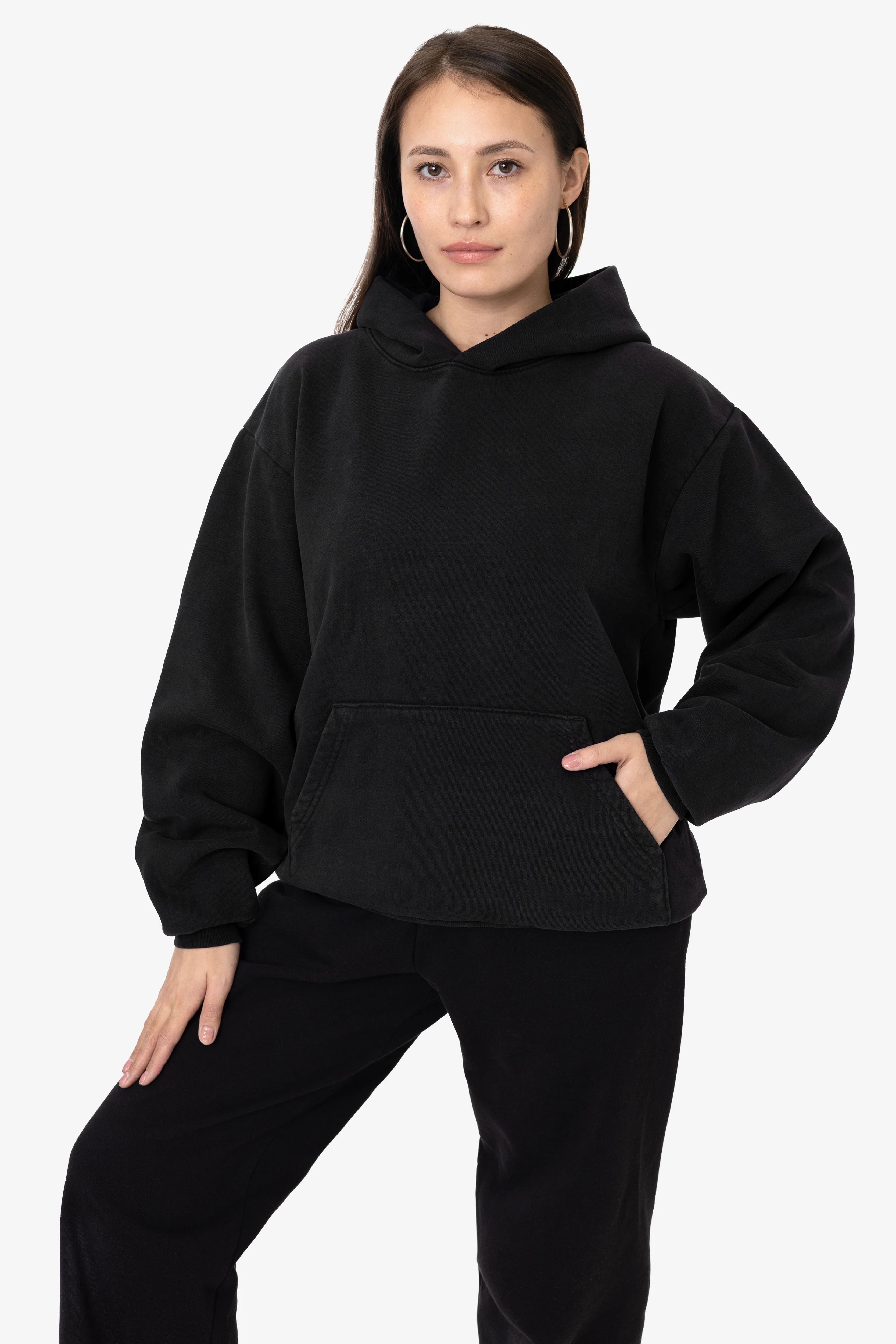 HF09 - Heavy Fleece Hoodie (Garment Dye) - Image 42