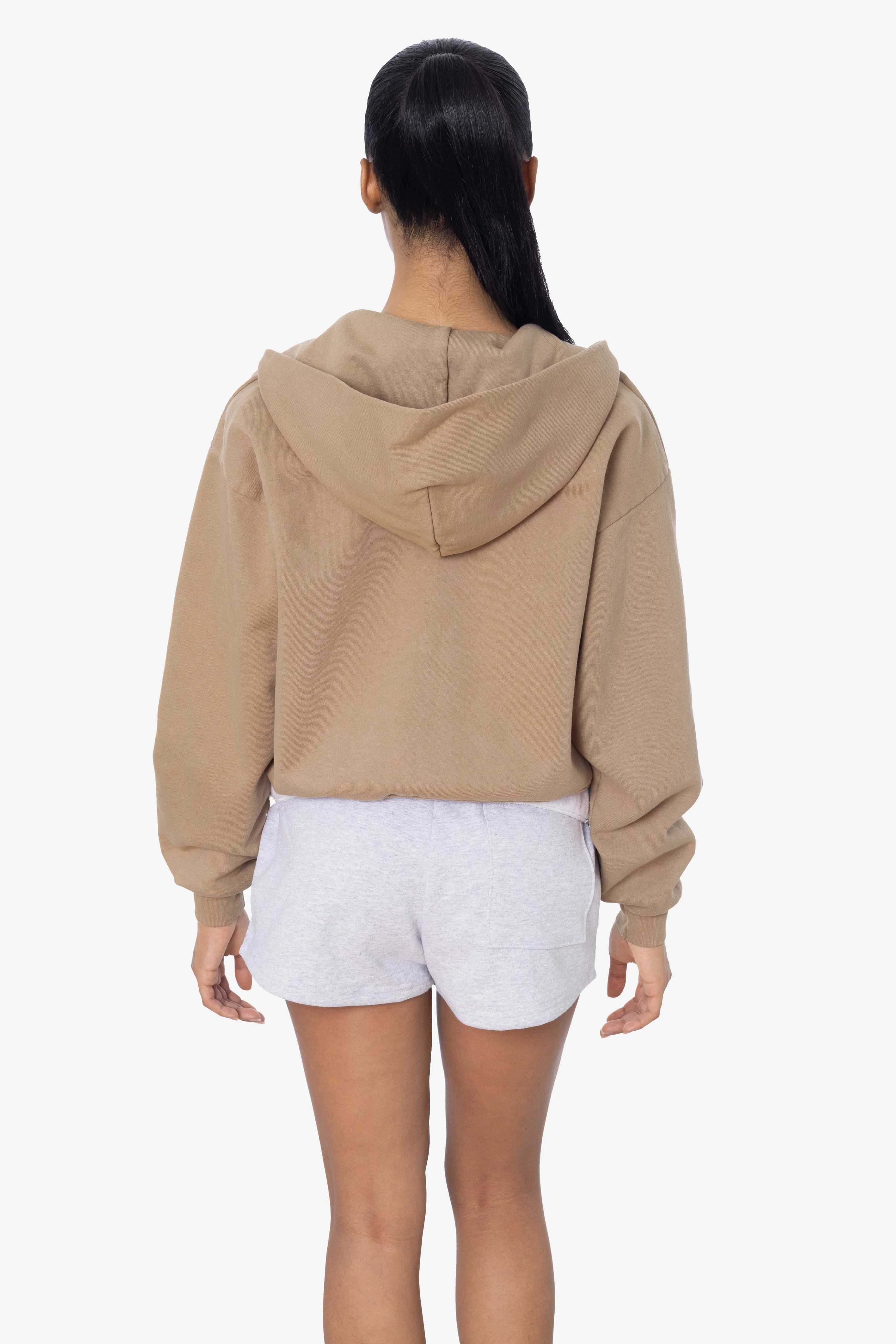 HF16 - Heavy Fleece Cropped Zip-Up Hoodie (Garment Dye) - Image 32