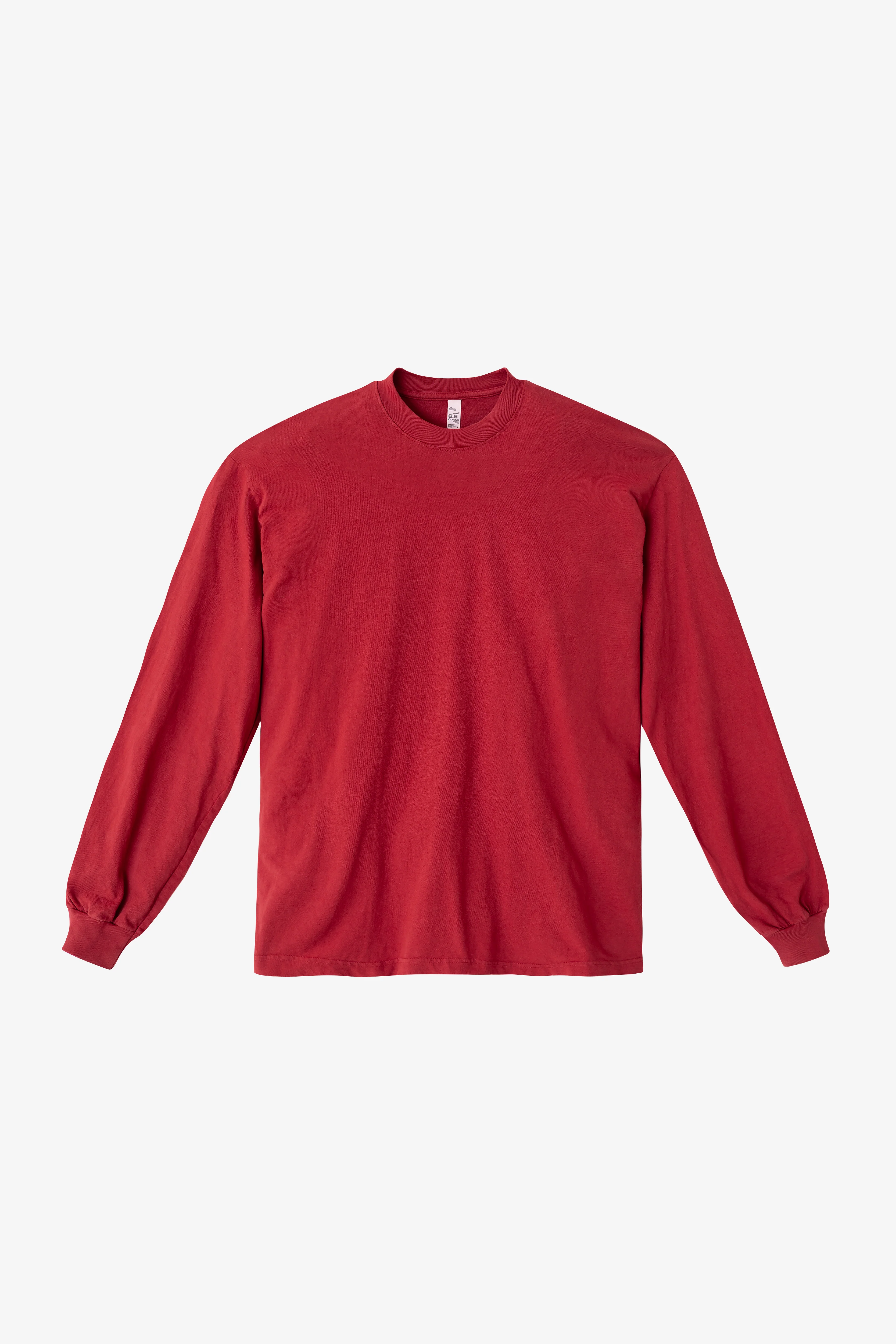 1807GD - 6.5oz Long Sleeve Garment Dye Crew Neck T-Shirt - Image 71