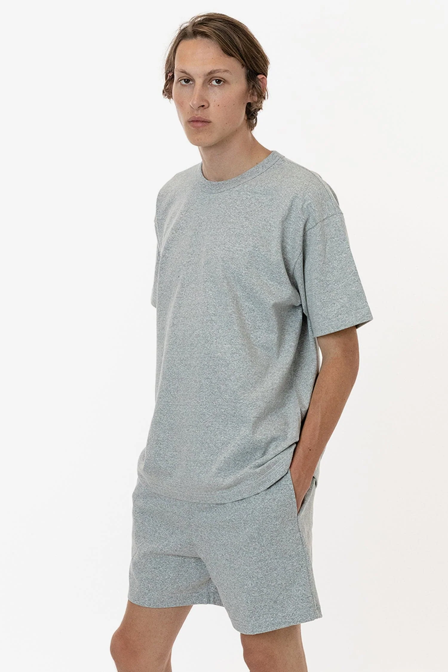 MT42 - 8oz. Mock Twist Gym Shorts - Image 2