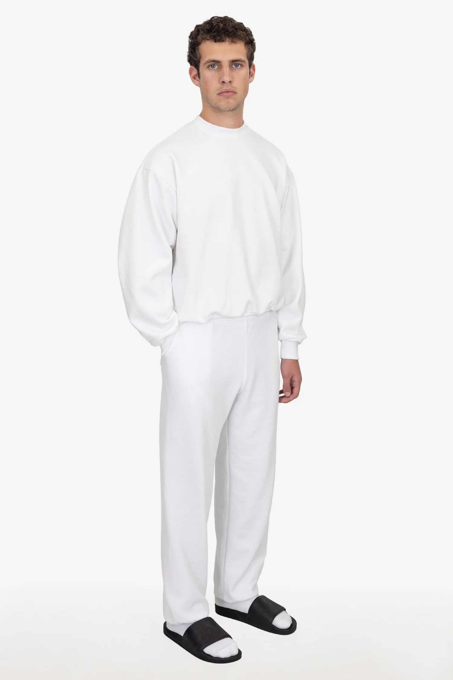MWF1044 - 10 oz. Mid-Weight Poly Cotton Fleece Wide Sweatpant - Image 6
