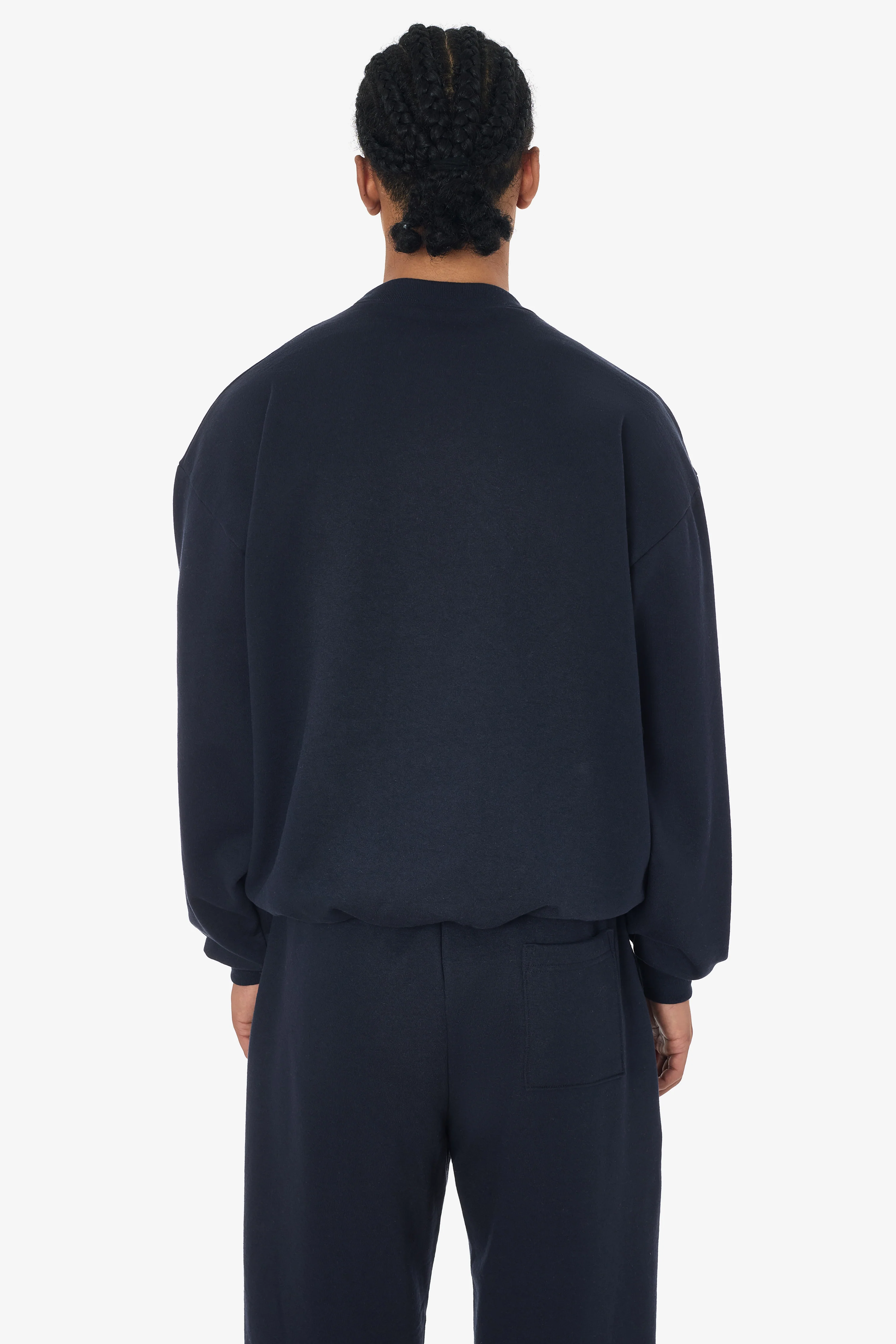 MWF1047 - 10 oz. Mid-weight Poly Cotton Fleece Wide Crewneck - Image 55