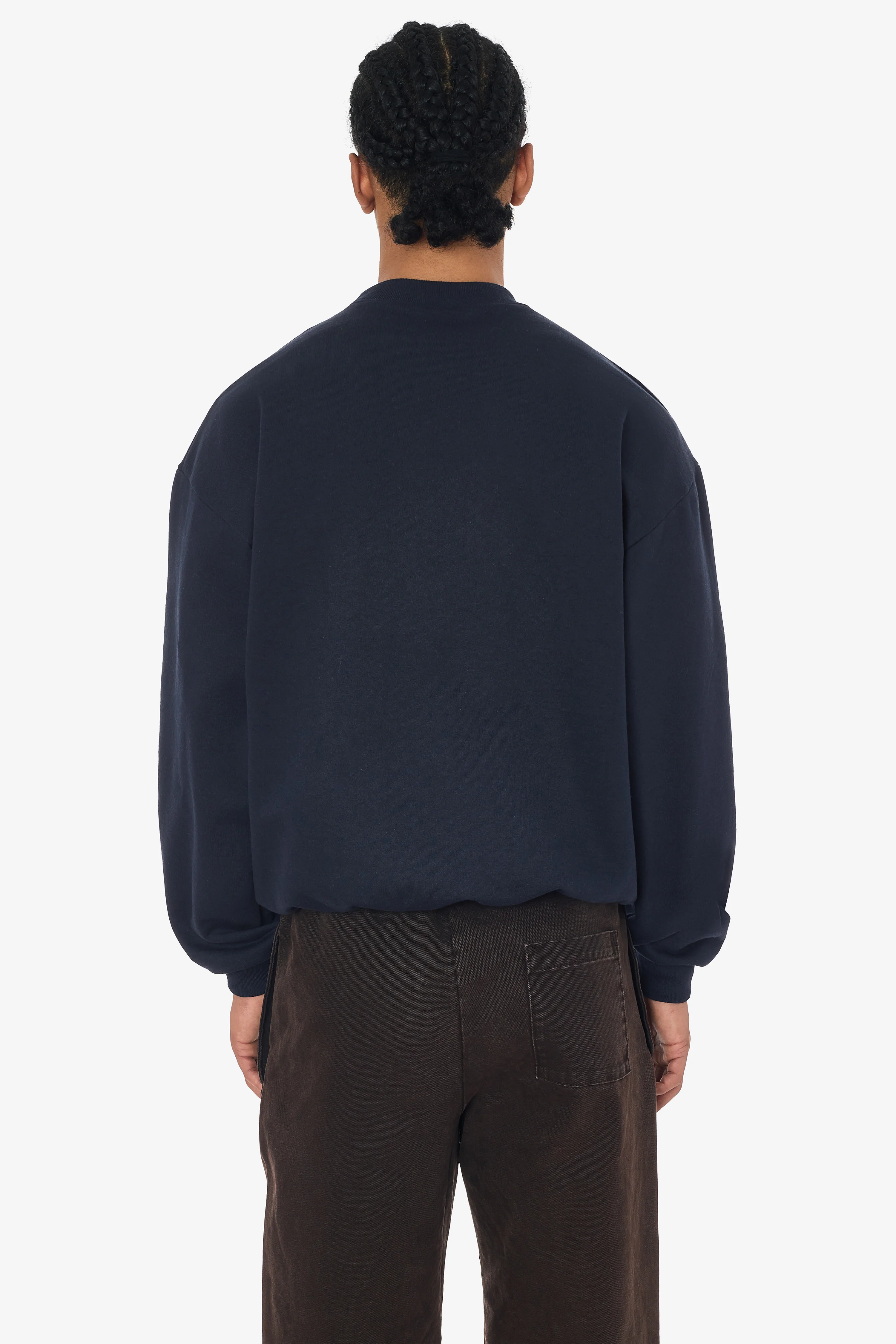 MWF1047 - 10 oz. Mid-weight Poly Cotton Fleece Wide Crewneck - Image 9