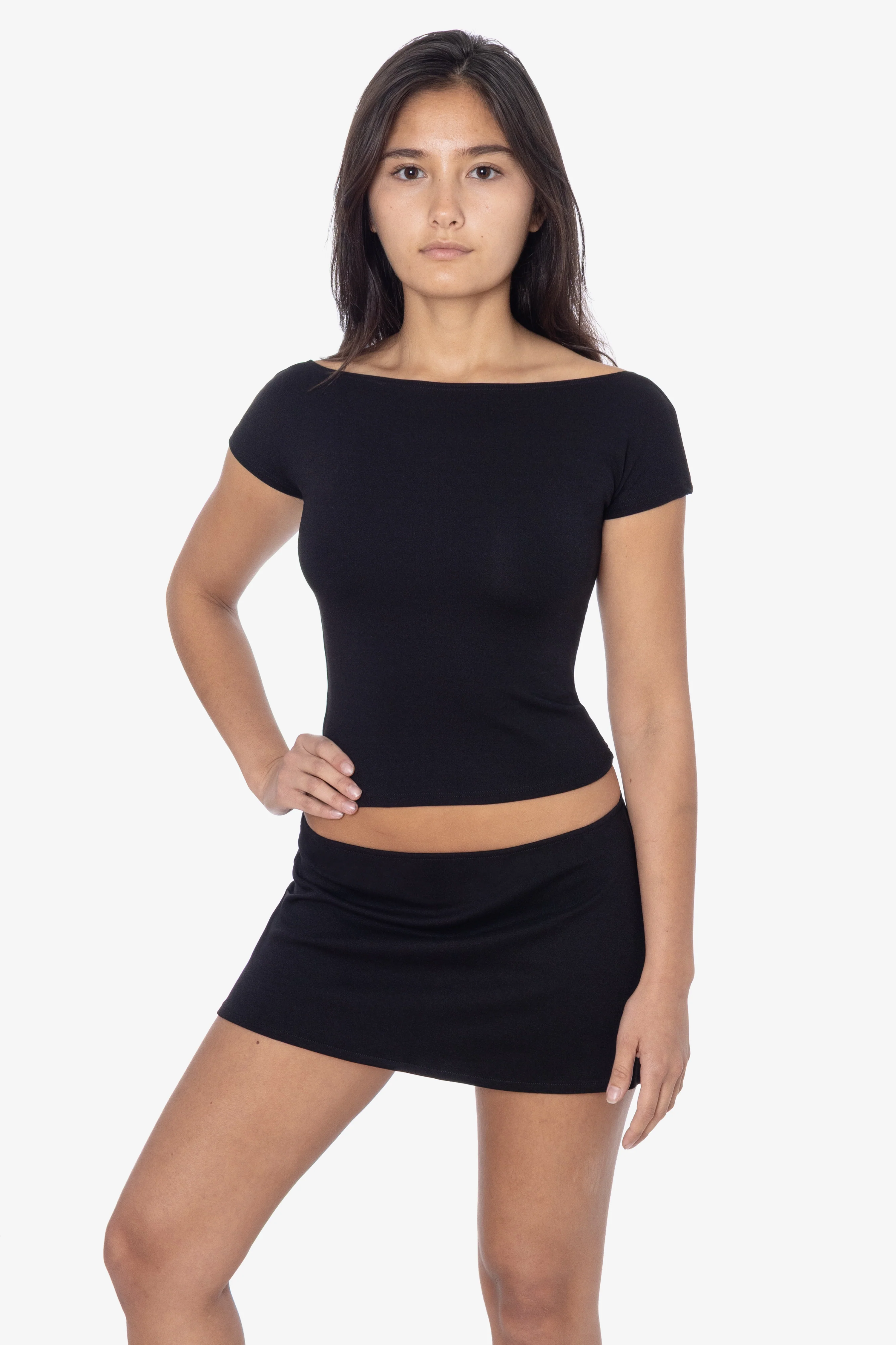 PON384 - Ponte Mini Skirt - Image 8