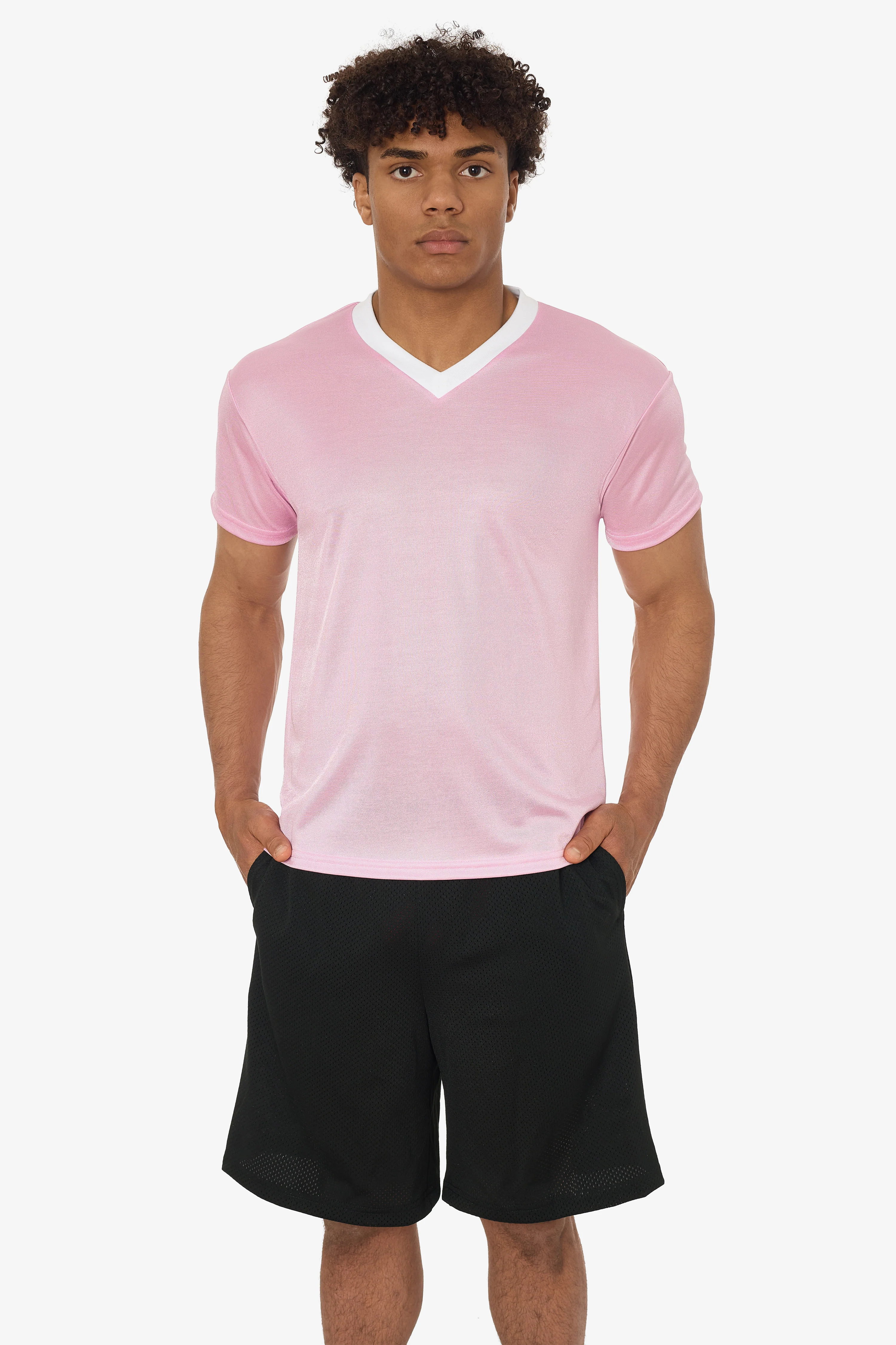 PPQ56 - Boxy Fit V-Neck Tee - Image 19