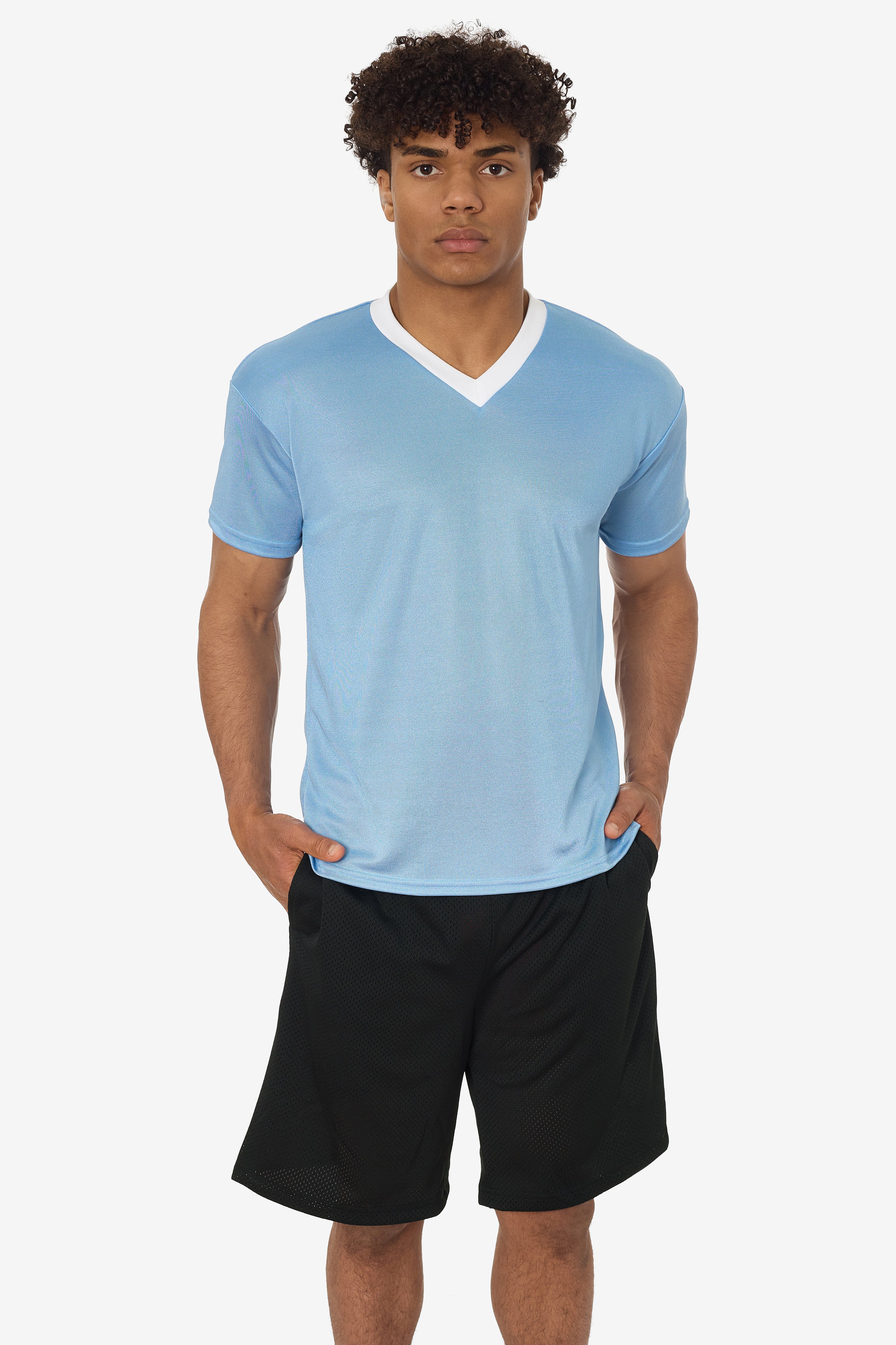 PPQ56 - Boxy Fit V-Neck Tee - Image 25