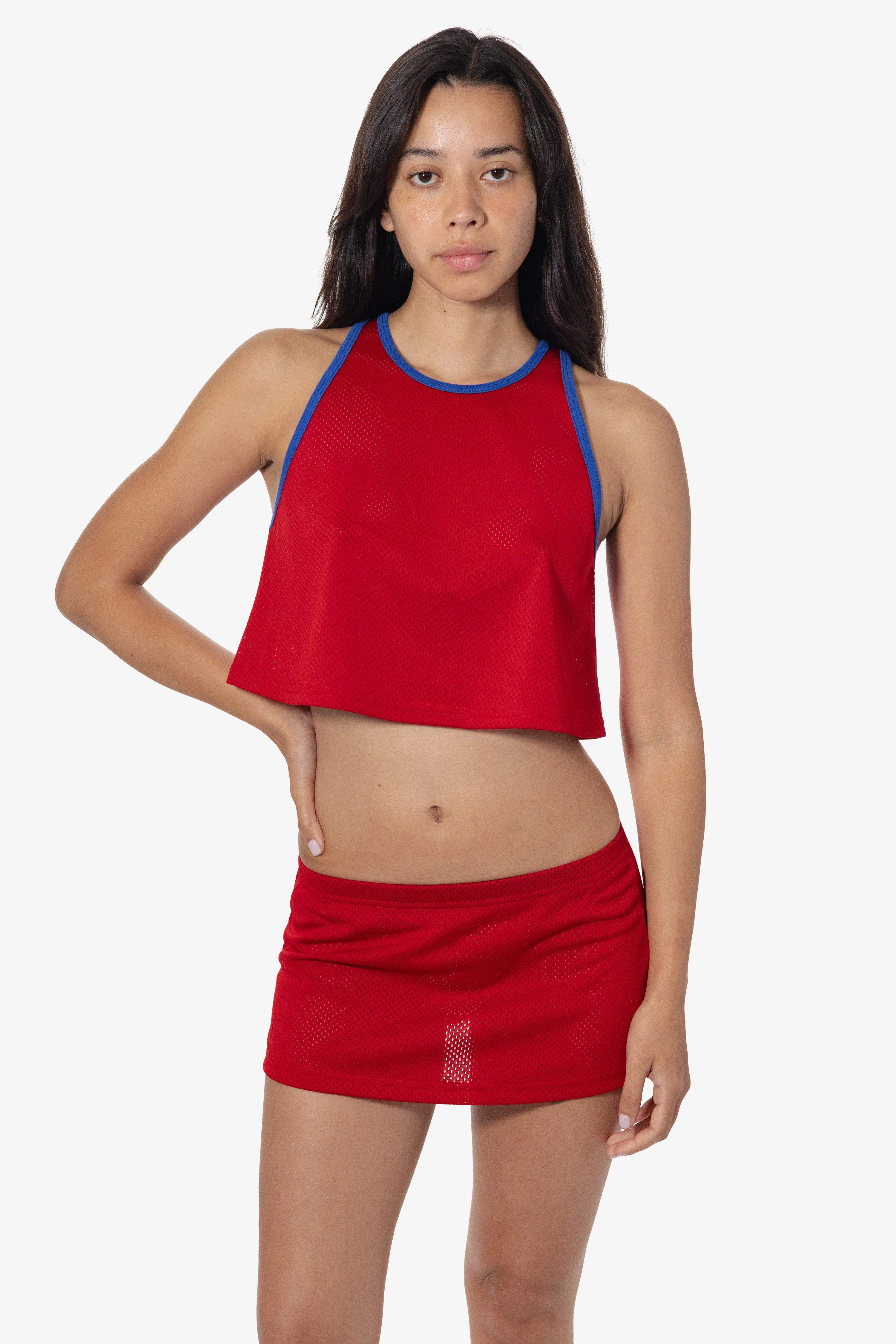 PRM333 - Pro Mesh Crop Tank - Image 2
