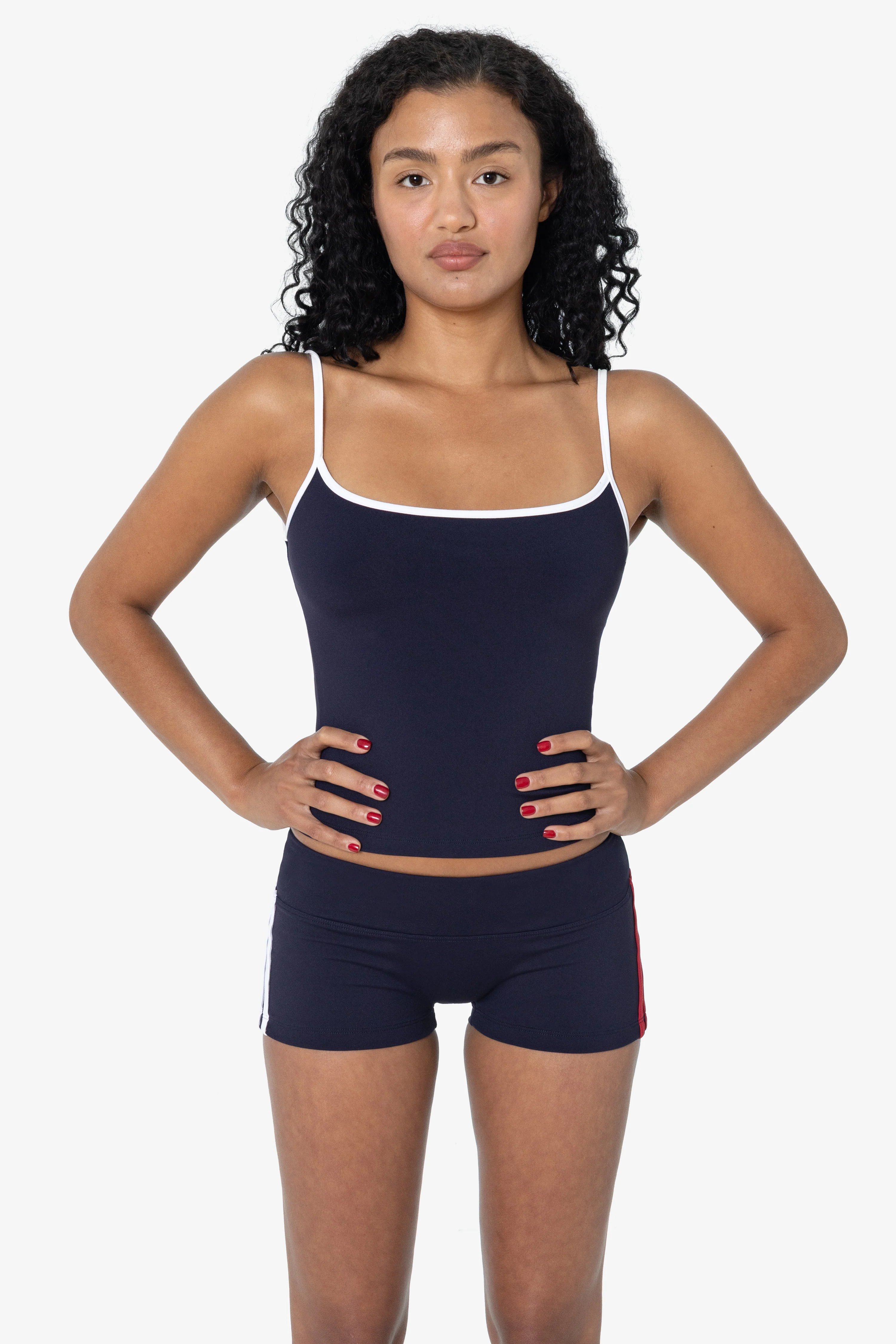 RAW311-WC - Contrast Performance Spaghetti Tank - Image 3