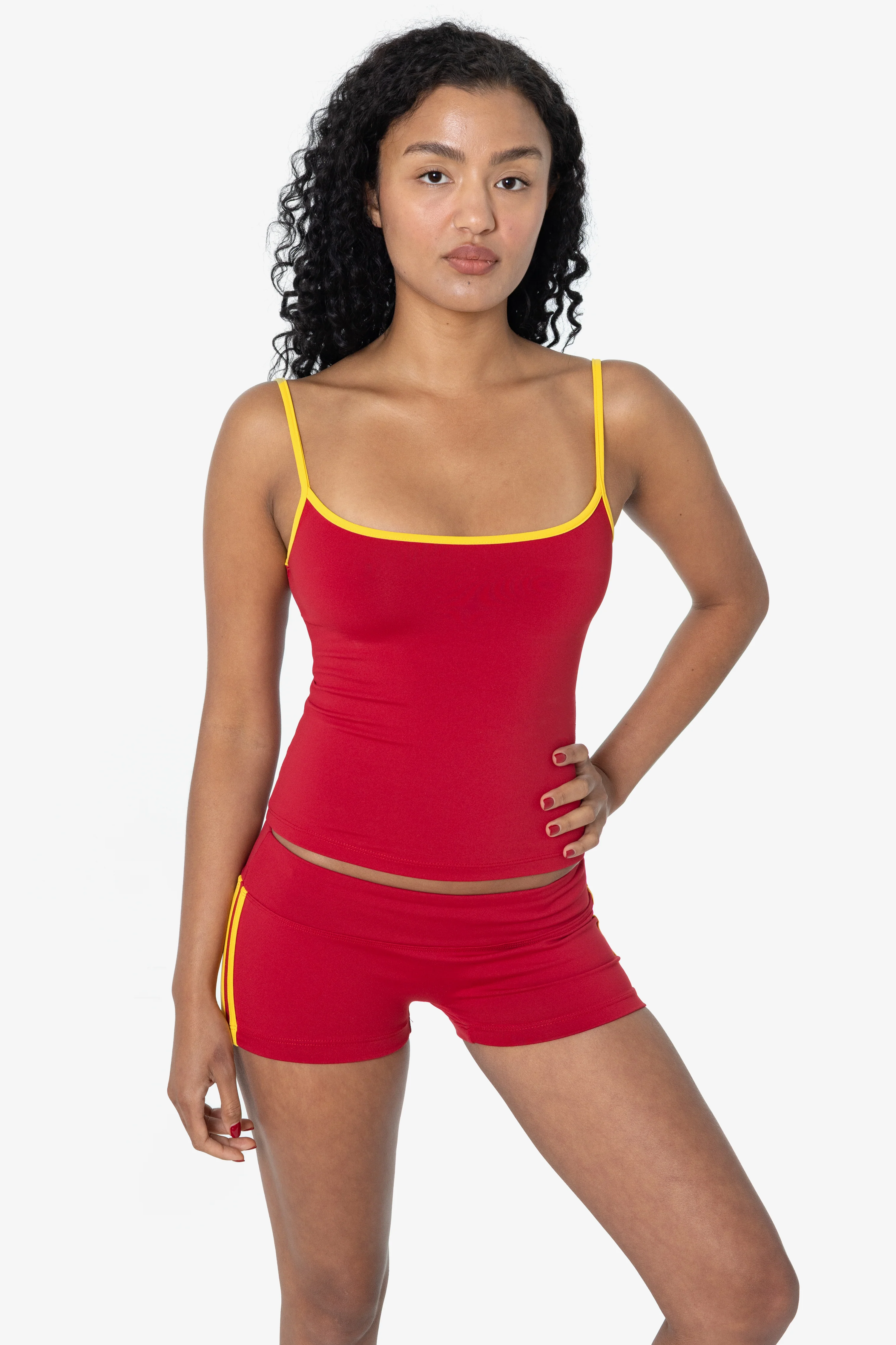 RAW311-WC - Contrast Performance Spaghetti Tank - Image 7