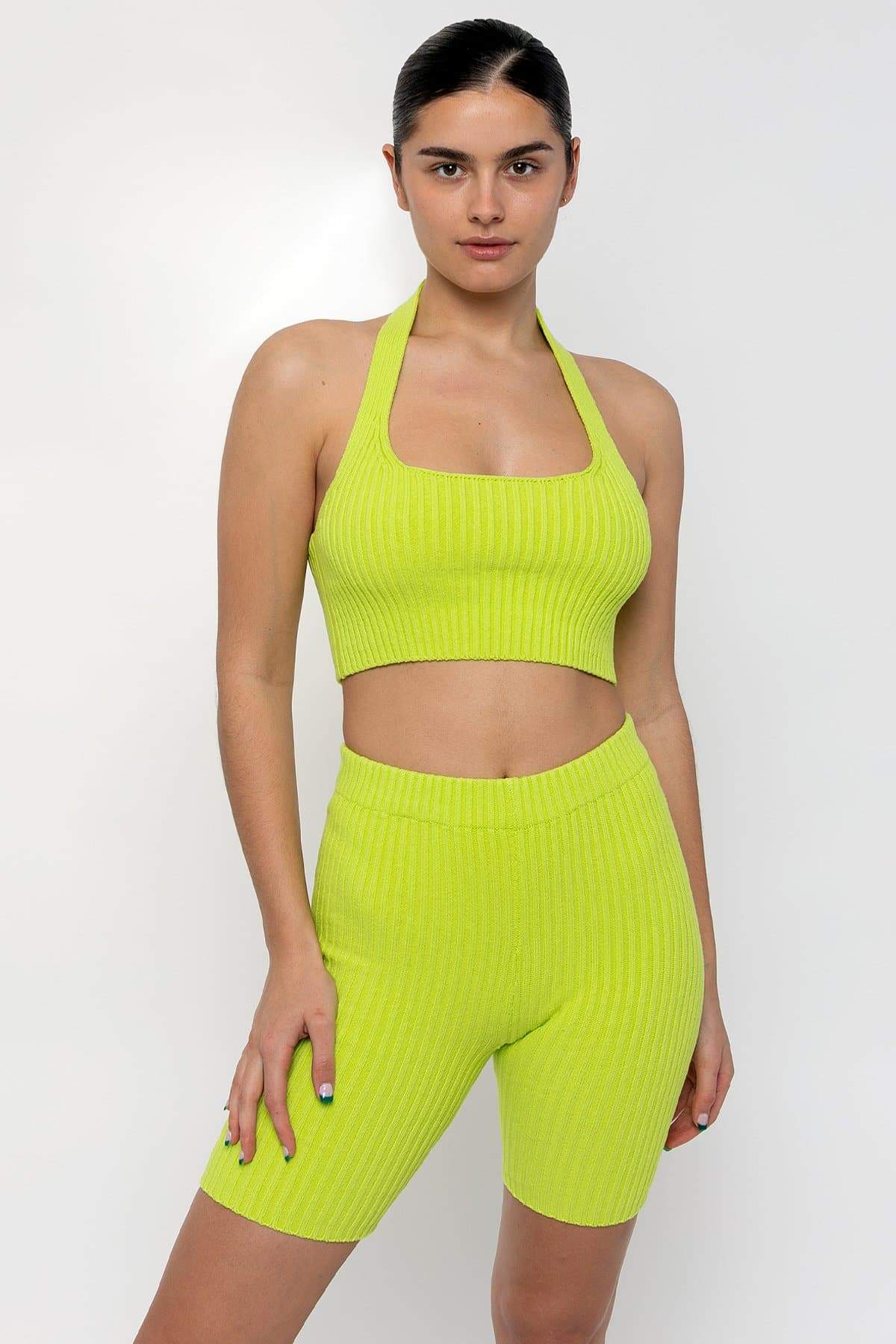 RFK52 - Ultra Heavy Knit Ribbed Bike Shorts - Image 14
