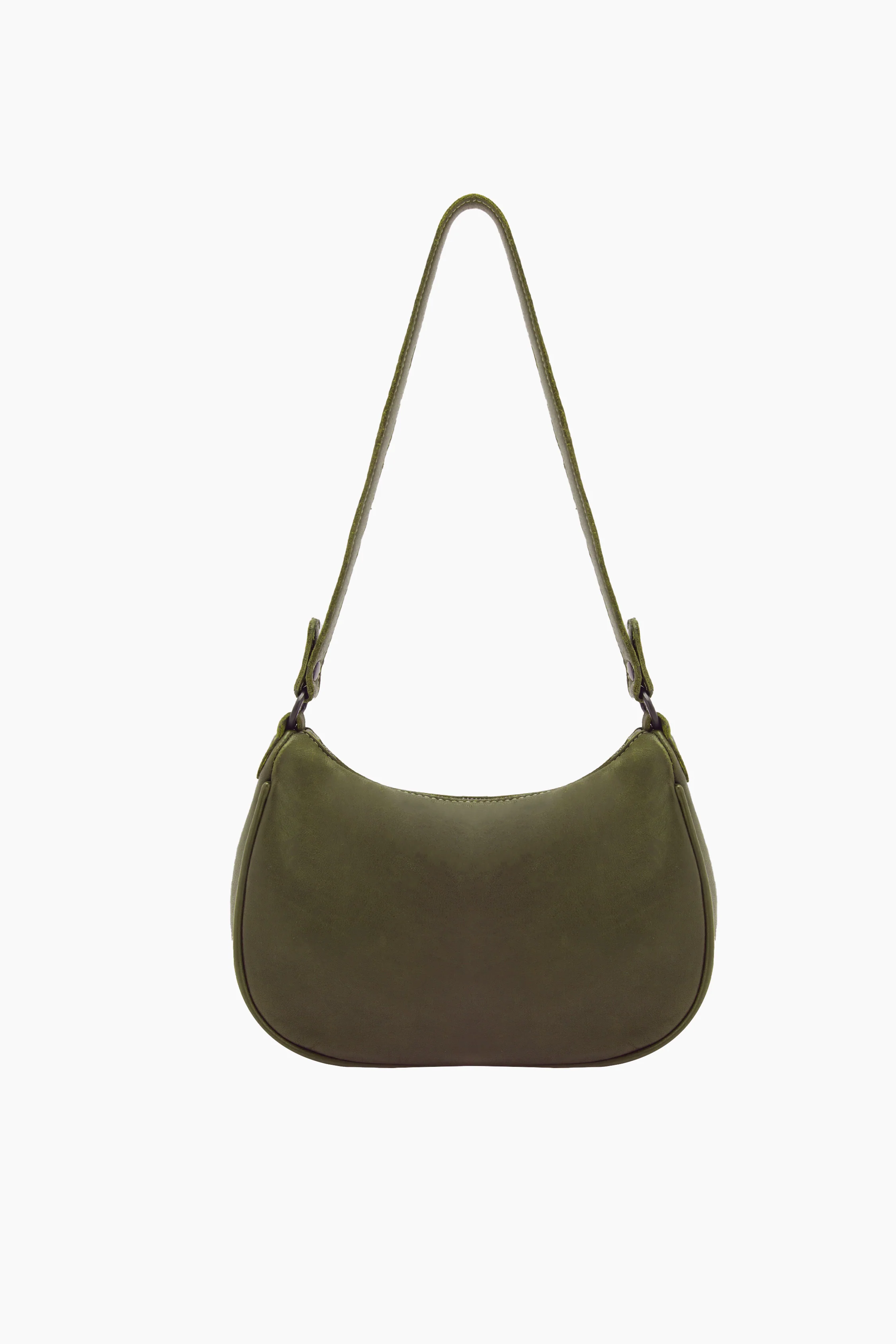 RLH3487 - Leather Crescent Shoulder Bag - Image 12