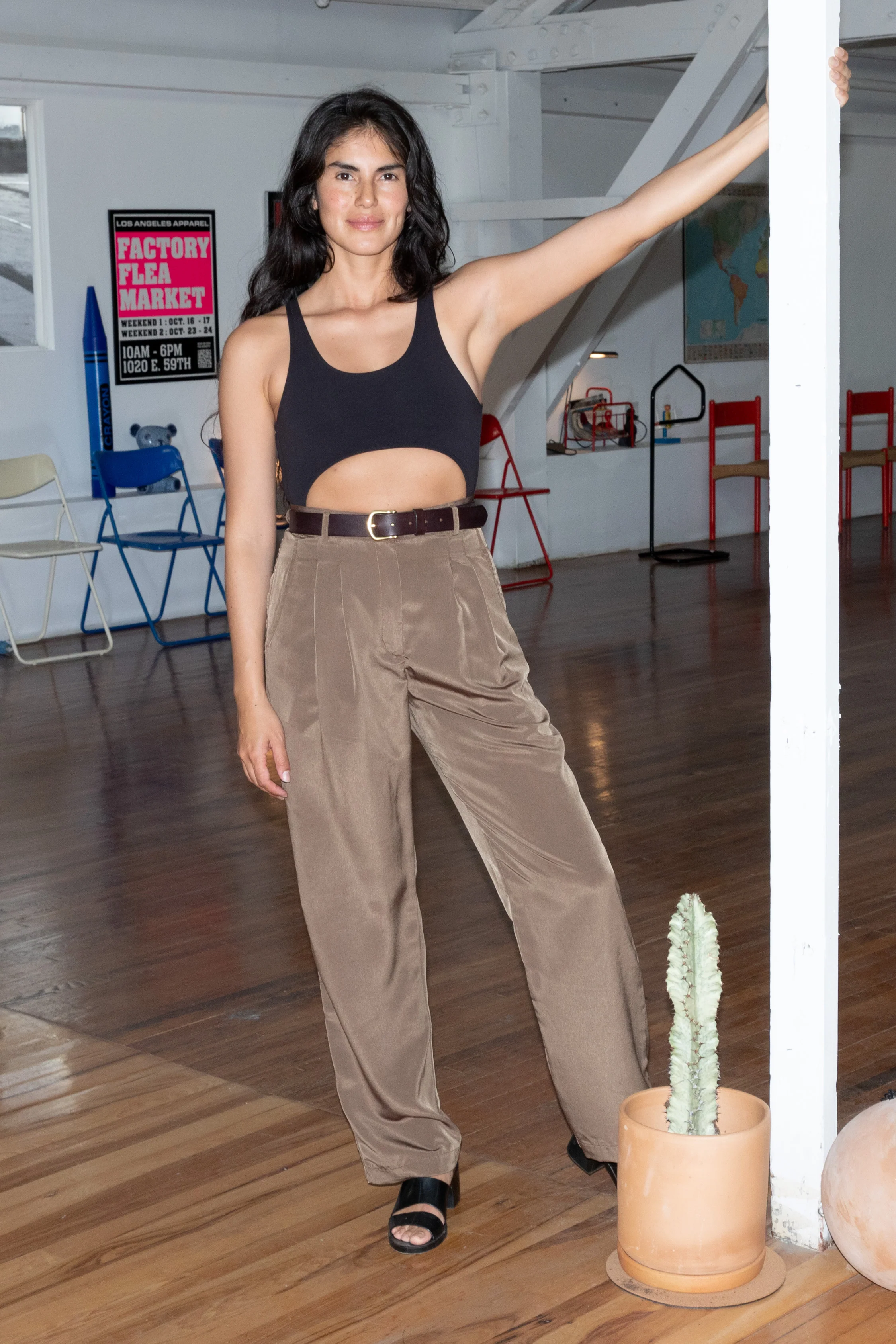 RSAPP350 - Poly Pleated Straight Leg Pant - Image 33