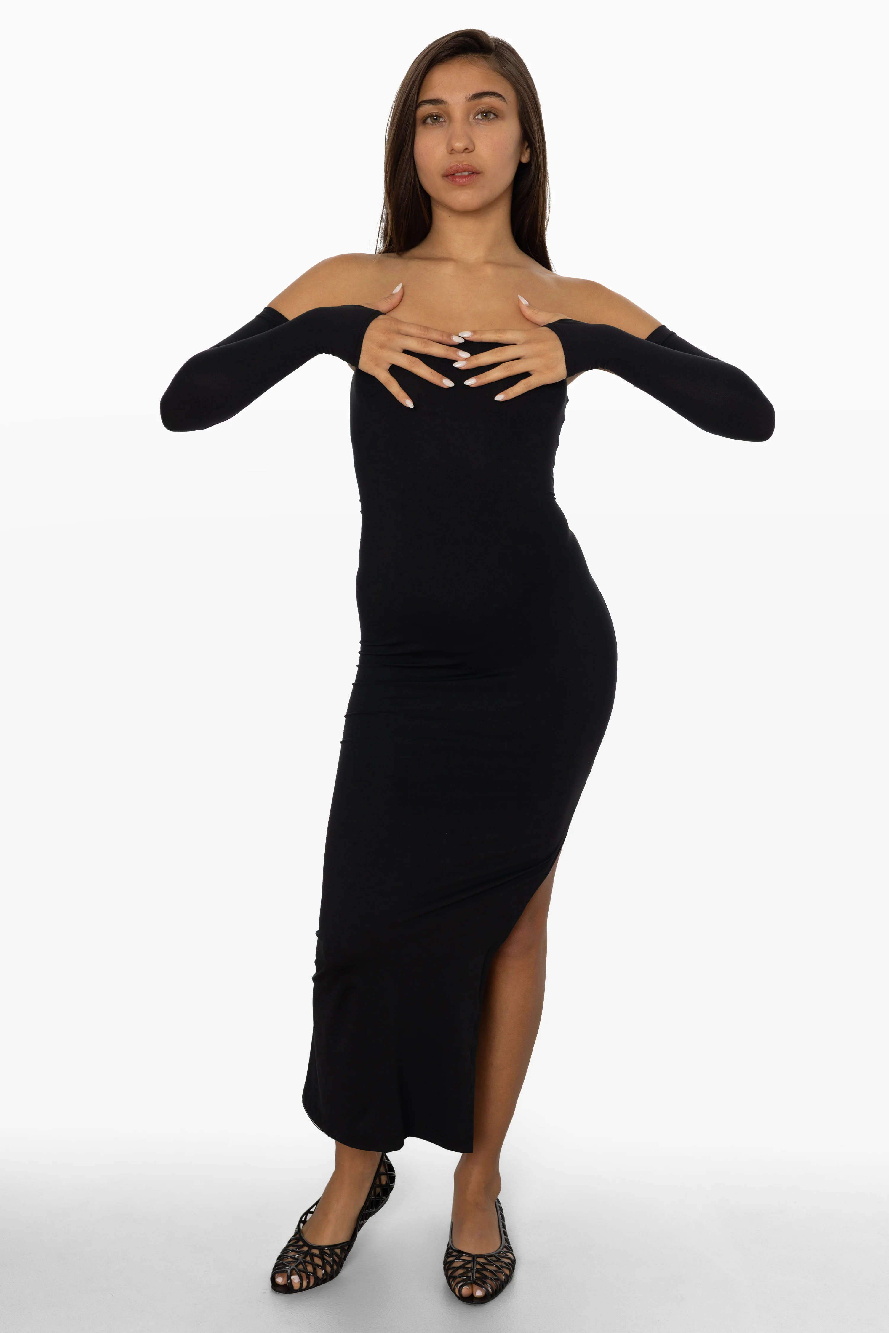 RSNJ100 - UPF40 Performance Jersey Maxi Tube Dress - Image 12