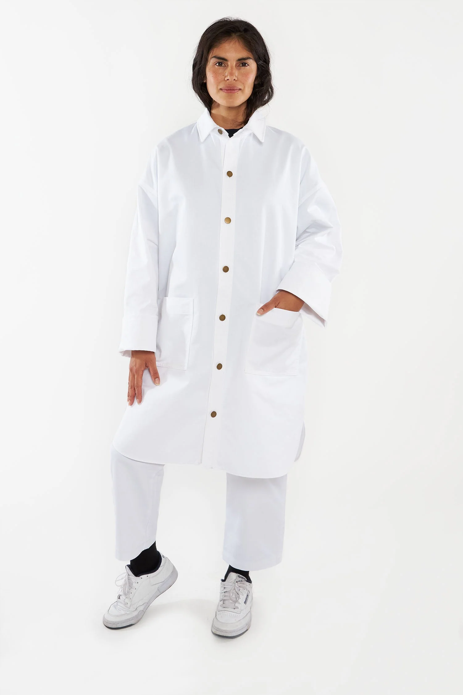 RTWL12 - Unisex Twill Mid Length Lab Coat - Image 2