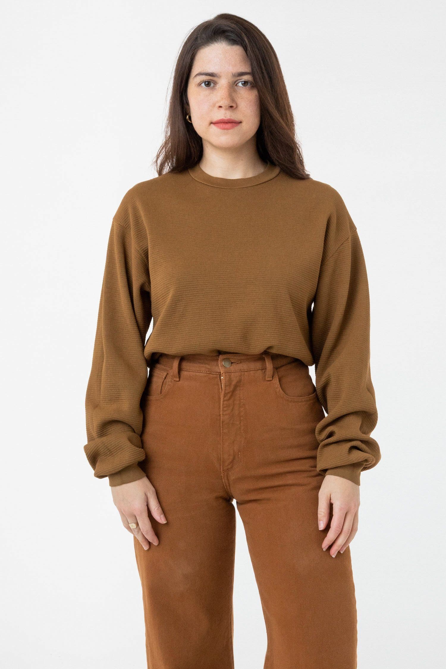 TX407GD Unisex - Long Sleeve Heavy Thermal Crew Neck - Image 10