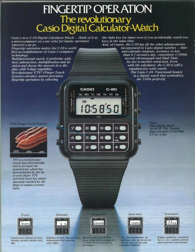 WCHD53WF - Casio Data Bank Quartz Watch - Image 6
